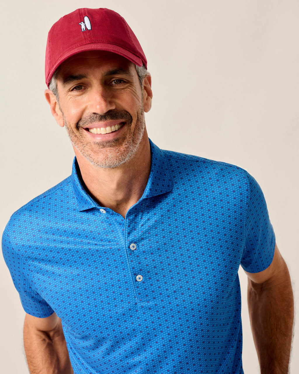 Johnnie-O Performance Jersey Polo - Emillio, Palisades Blue