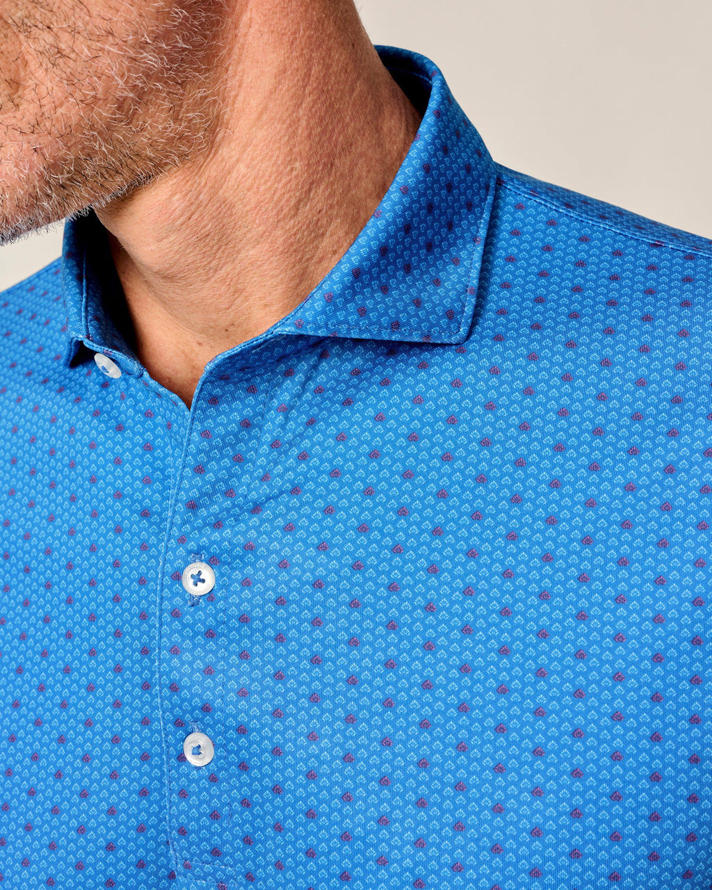 Johnnie-O Performance Jersey Polo - Emillio, Palisades Blue