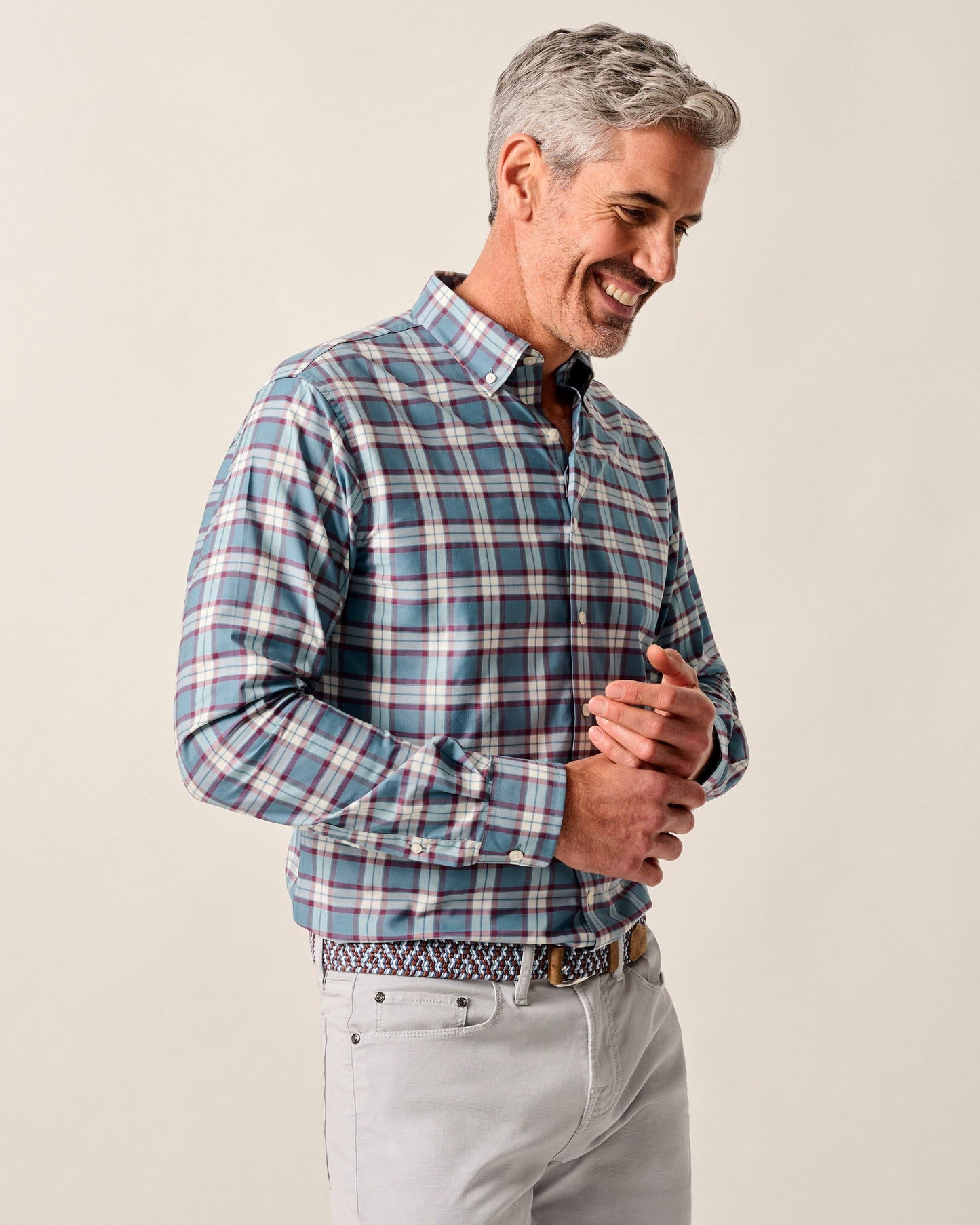 Johnnie-O Featherweight Performance Button Down Shirt - Feldy
