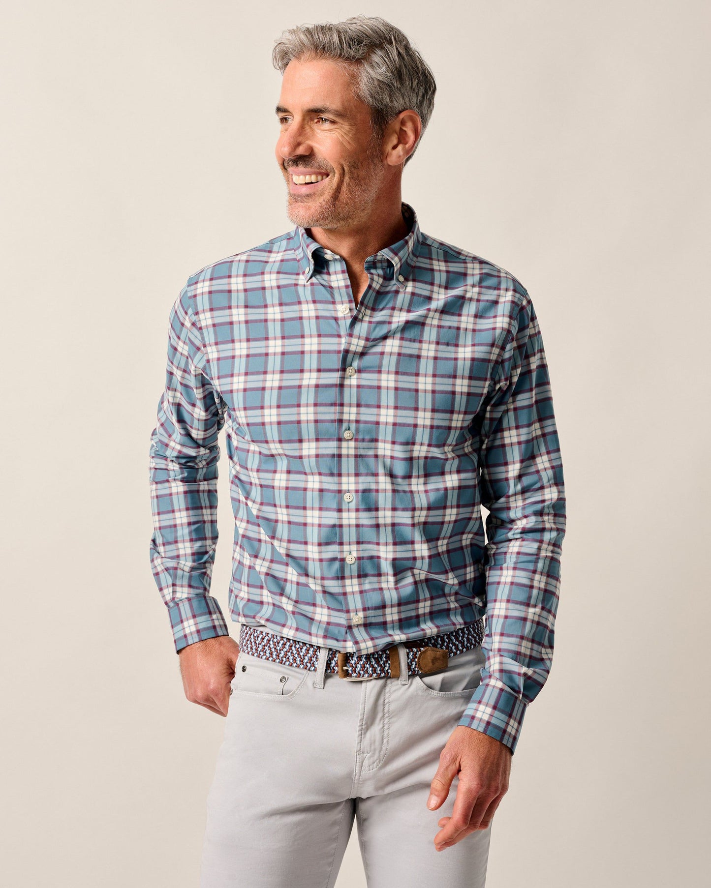 Johnnie-O Featherweight Performance Button Down Shirt - Feldy