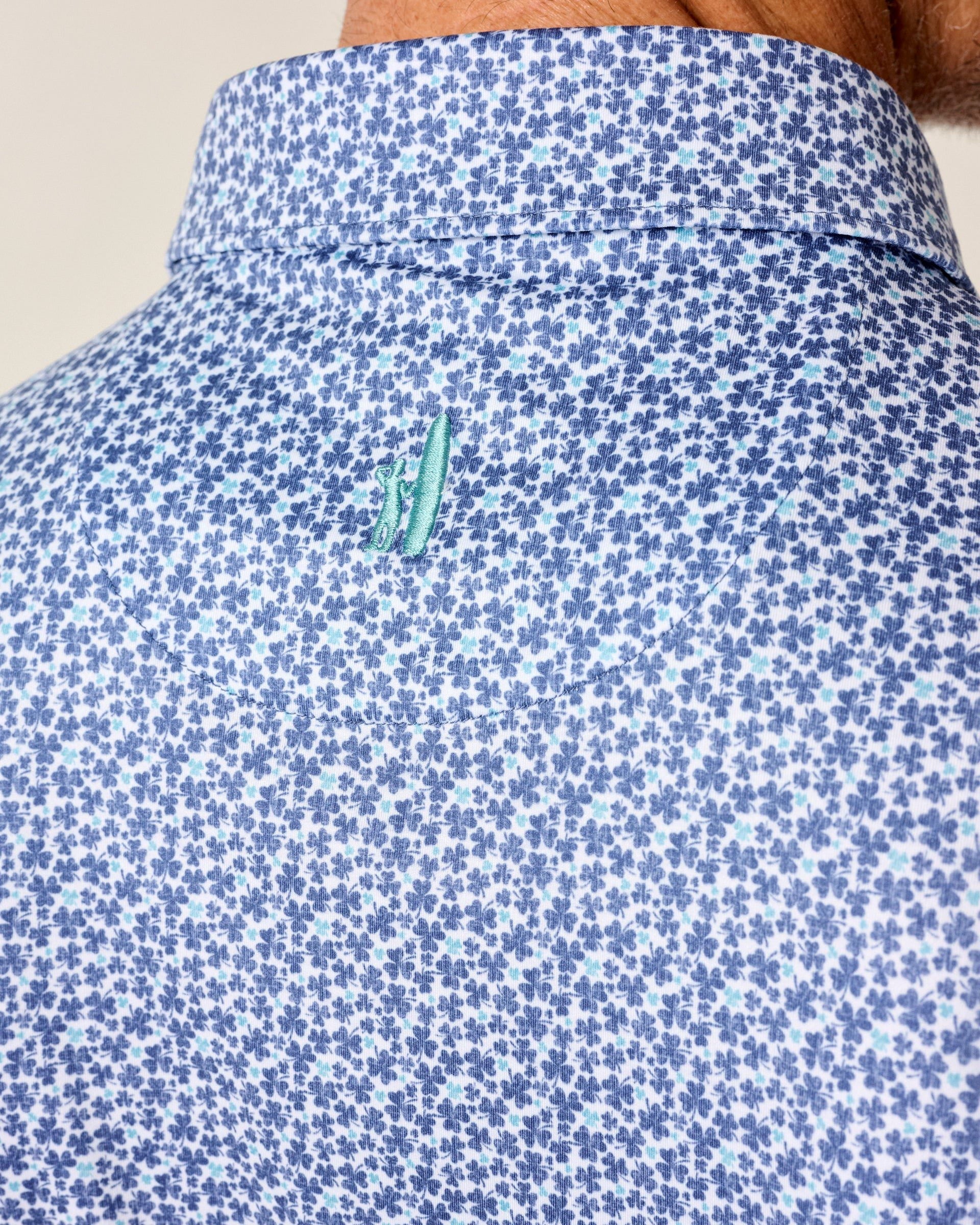 Johnnie-O Featherweight Performance Polo - Four Leaf