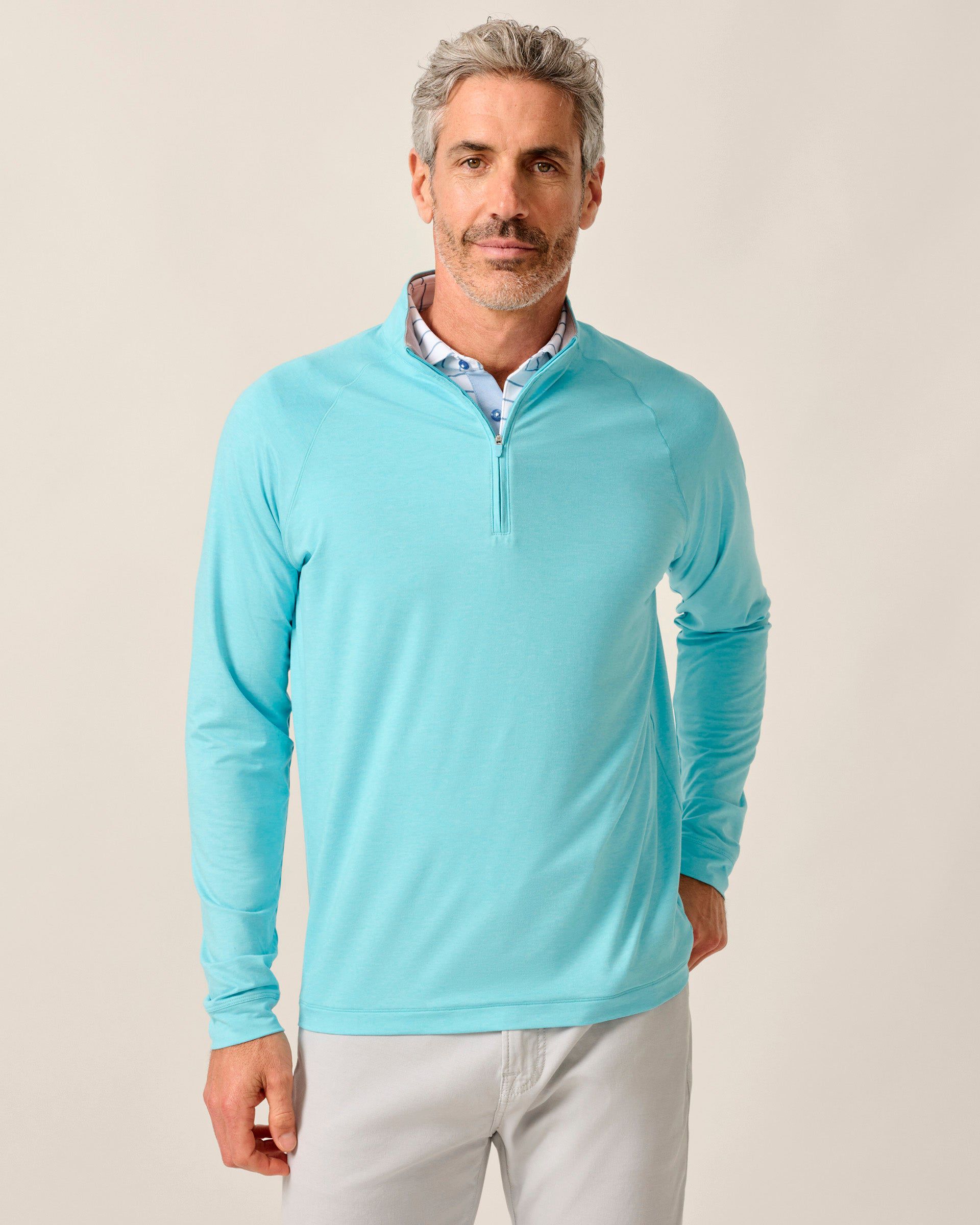 Johnnie-O Freeborne Performance 1/4 Zip Pullover, Barracuda