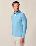 Johnnie-O Freeborne Performance 1/4 Zip Pullover, Maliblu