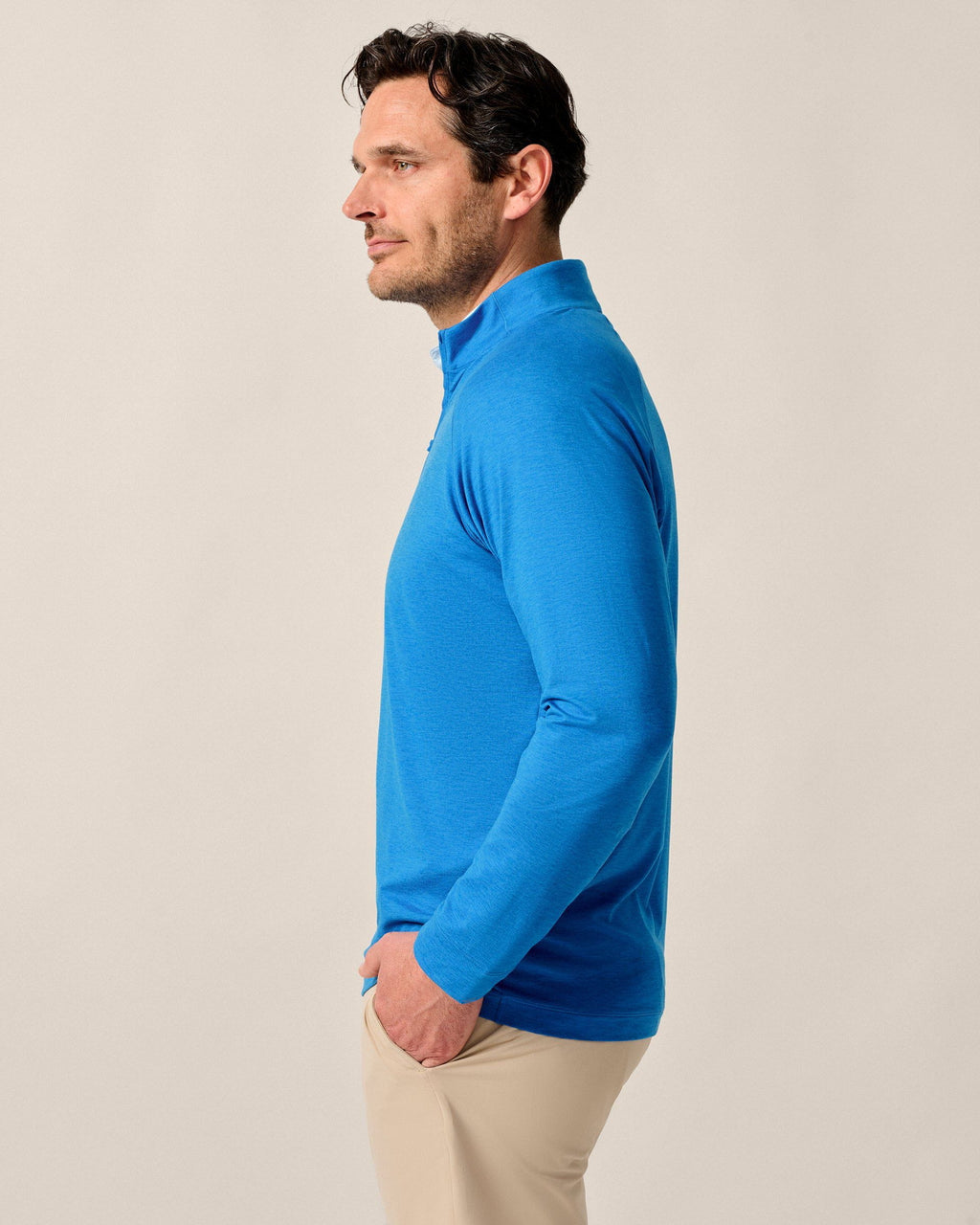 Johnnie-O Freeborne Performance 1/4 Zip Pullover, Palisades Blue
