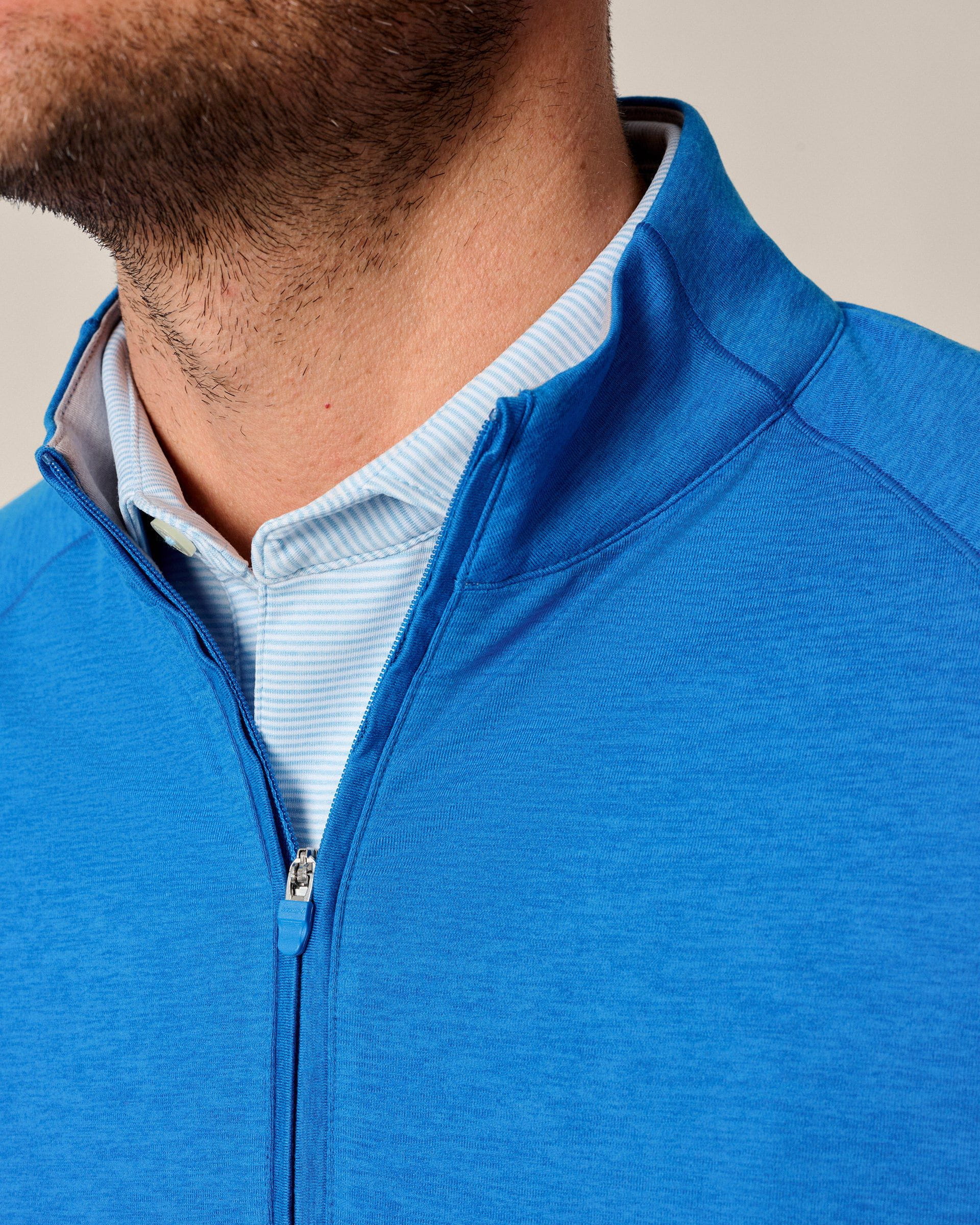 Johnnie-O Freeborne Performance 1/4 Zip Pullover, Palisades Blue