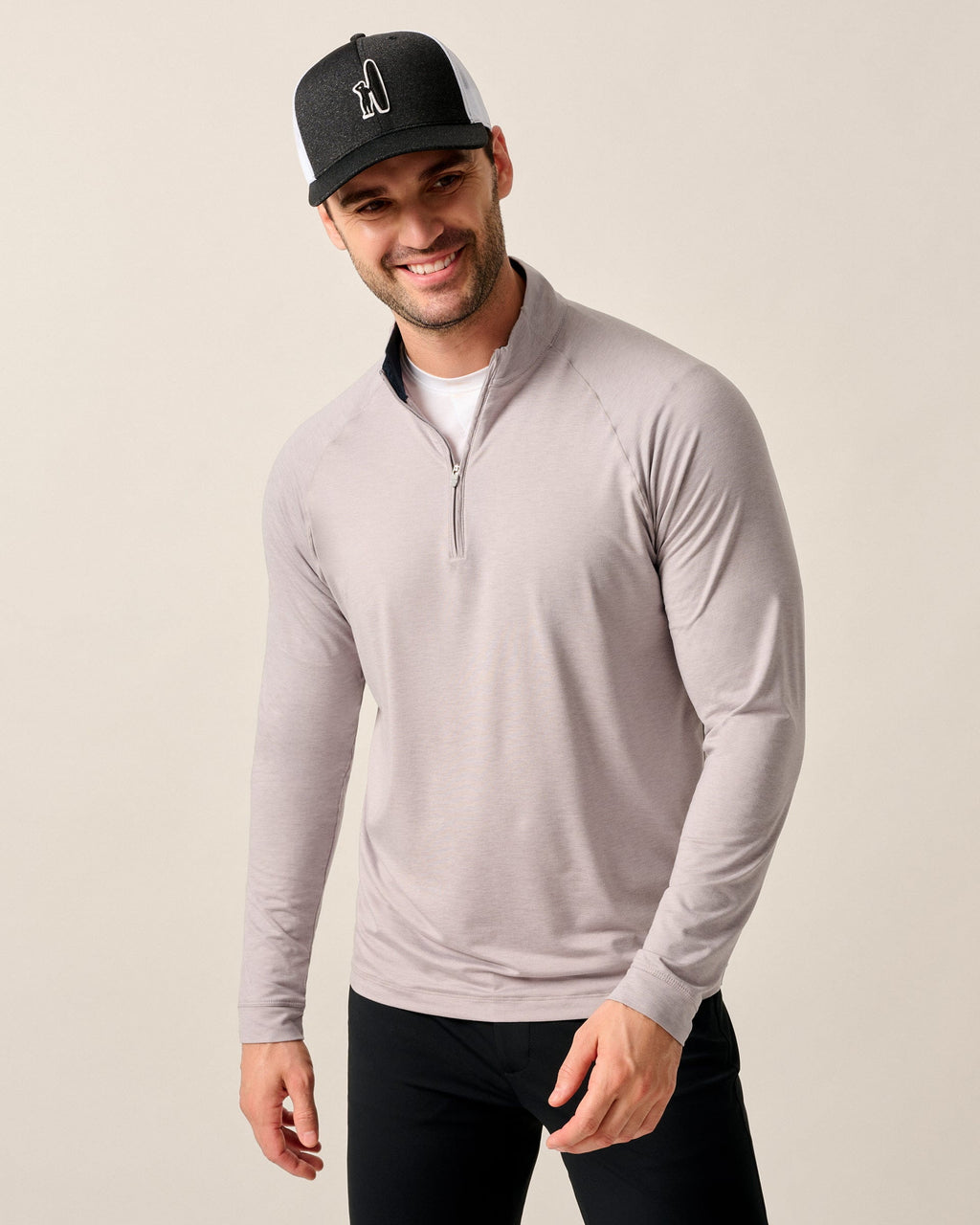 Johnnie-O Freeborne Performance 1/4 Zip Pullover, Seal