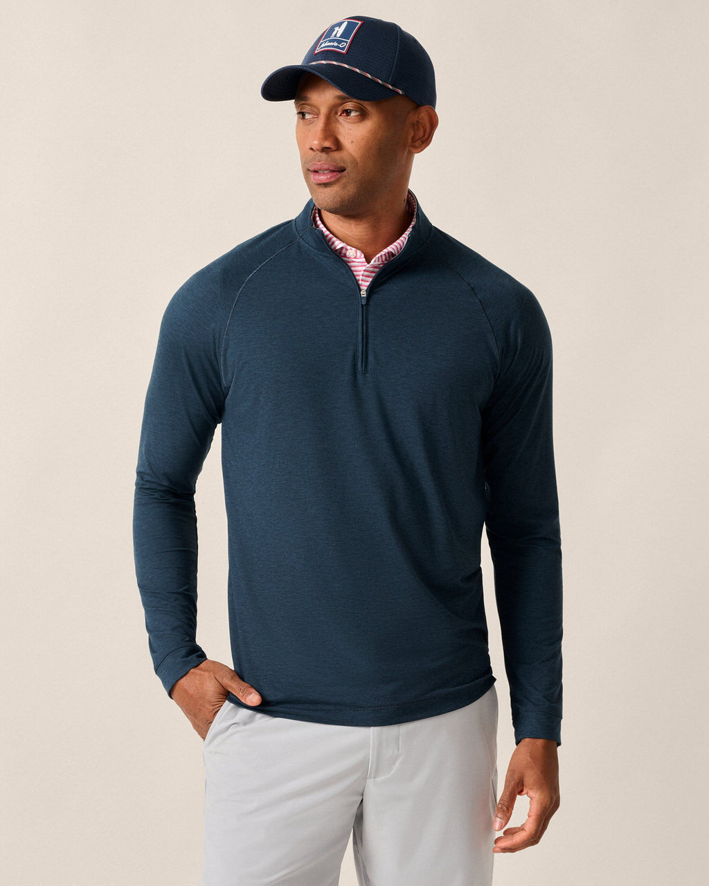 Johnnie-O Freeborne Performance 1/4 Zip Pullover, Wake