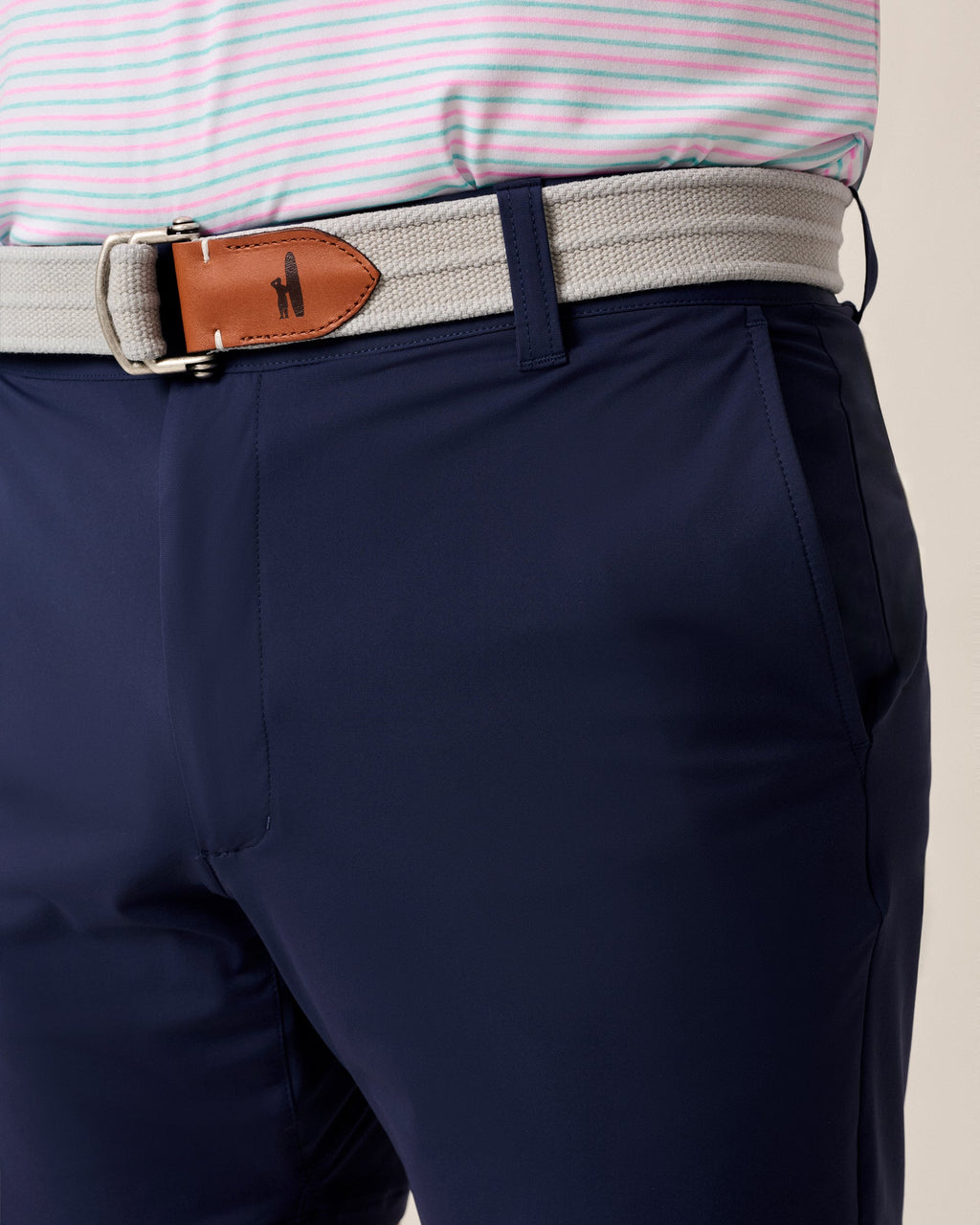 Johnnie-O Fusion Knit Performance Pull-On Short - 7", Navy