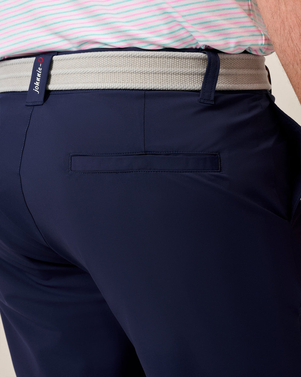 Johnnie-O Fusion Knit Performance Pull-On Short - 7", Navy