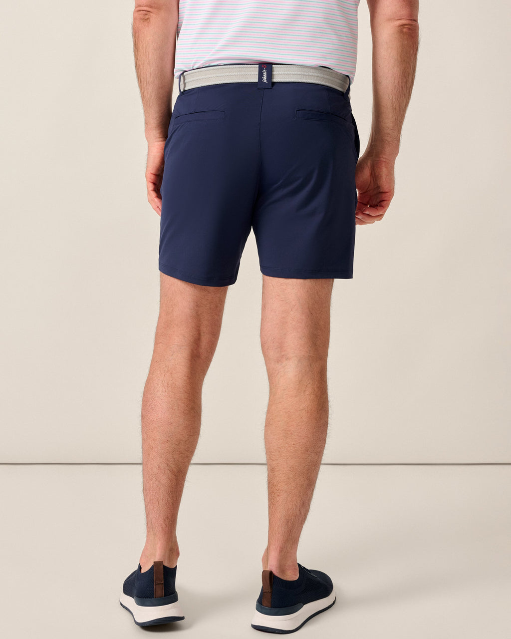Johnnie-O Fusion Knit Performance Pull-On Short - 7", Navy