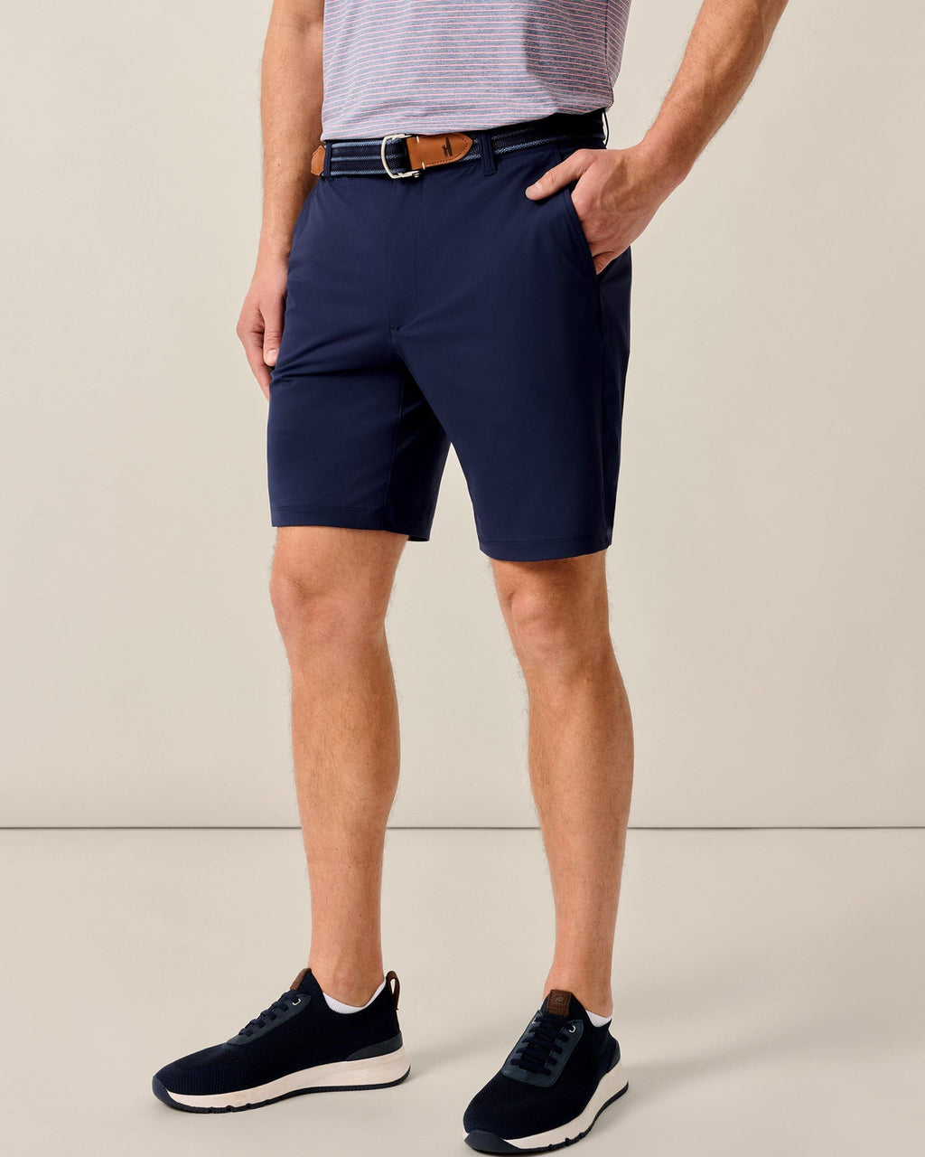 Johnnie-O Fusionn Knit Performance Pull-On Short, Quarry
