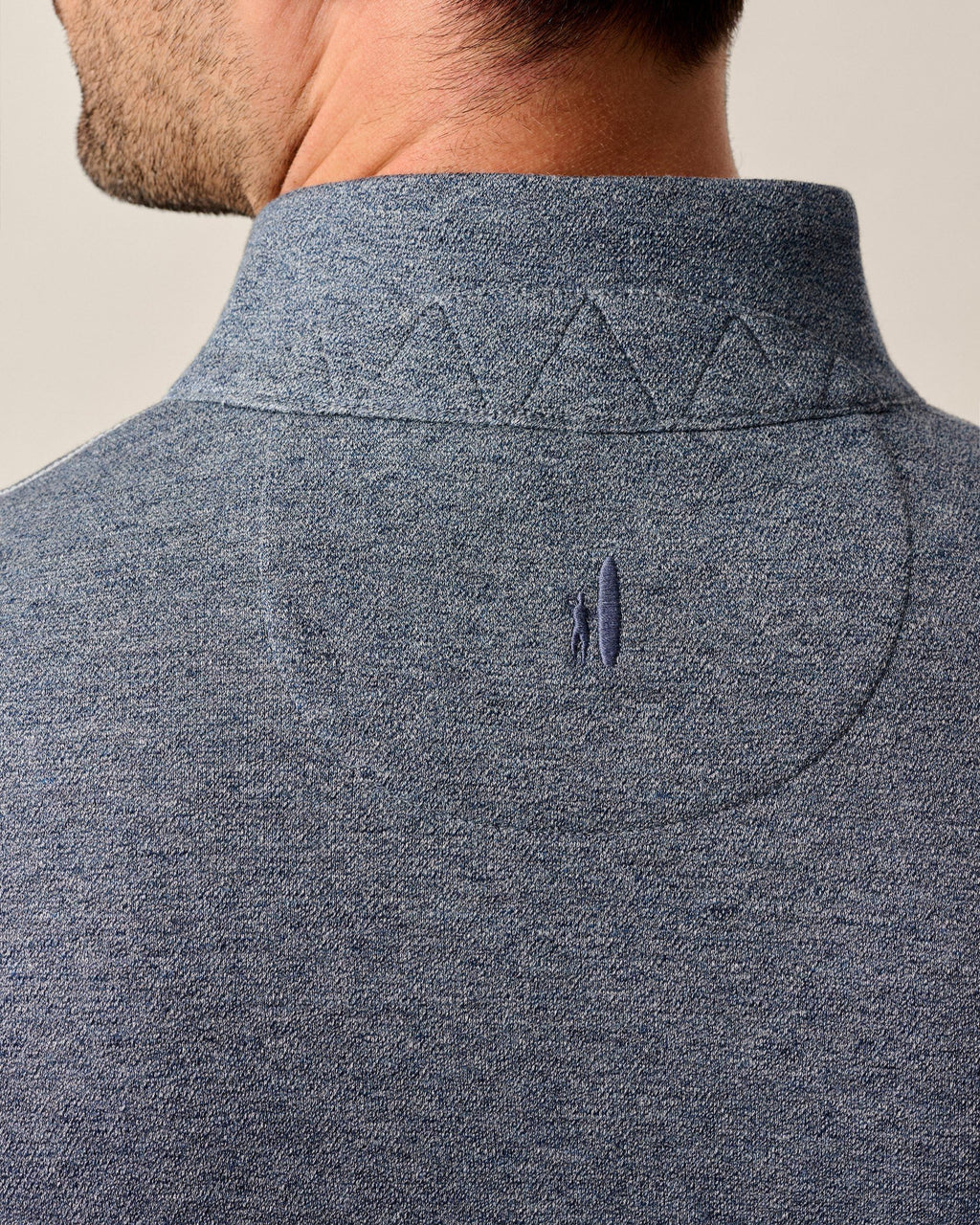 Johnnie-O Hanks Lightweight Textured 1/4 Zip Pullover, Navy