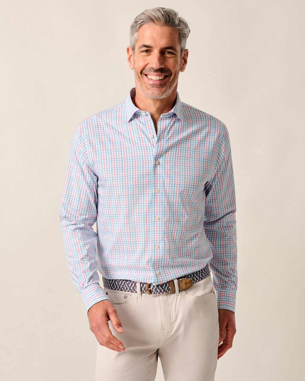 Johnnie-O Everyday Performance Button Down Shirt - Han, White