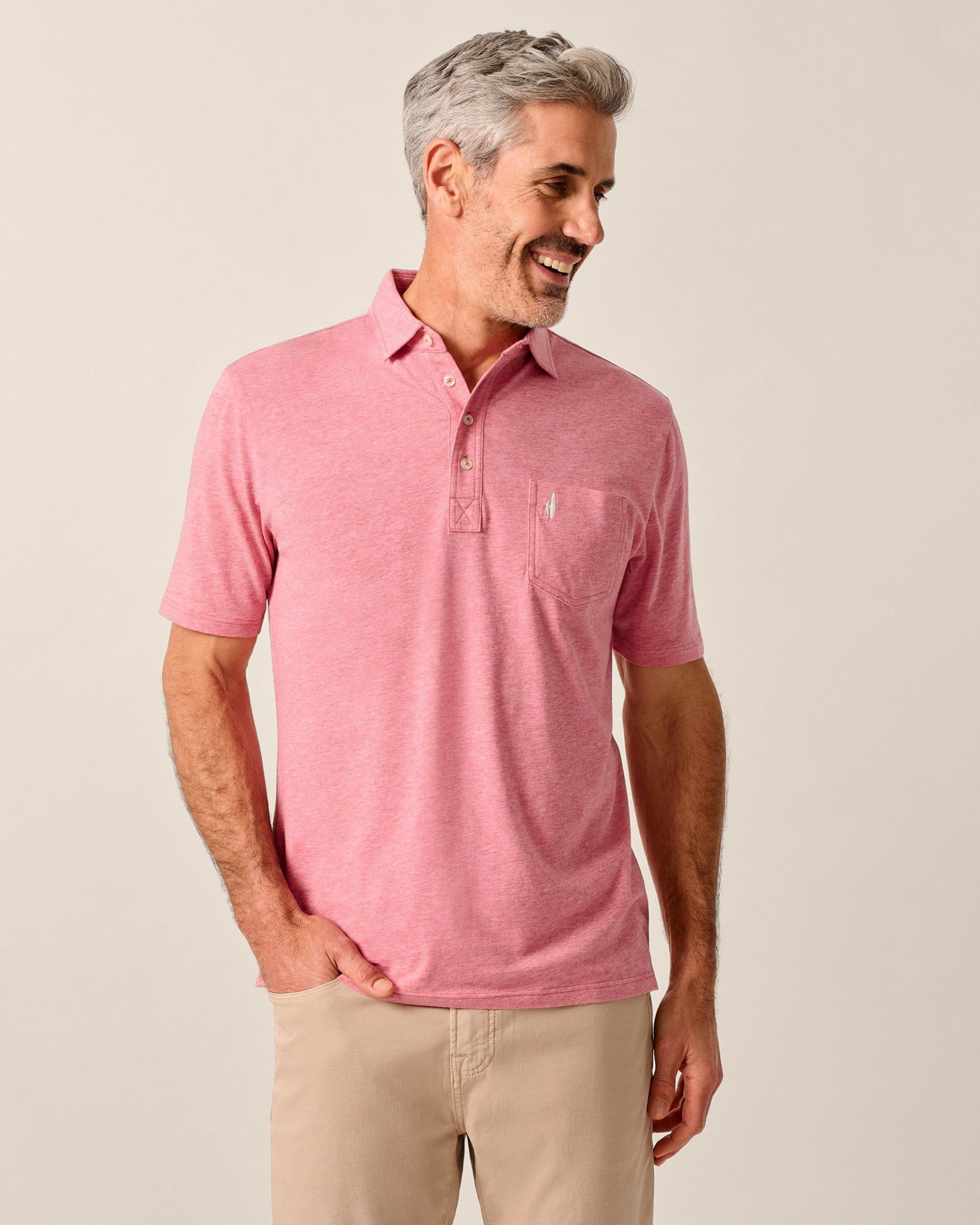 Johnnie-O Original 4-Button Polo - Heathered 2.0