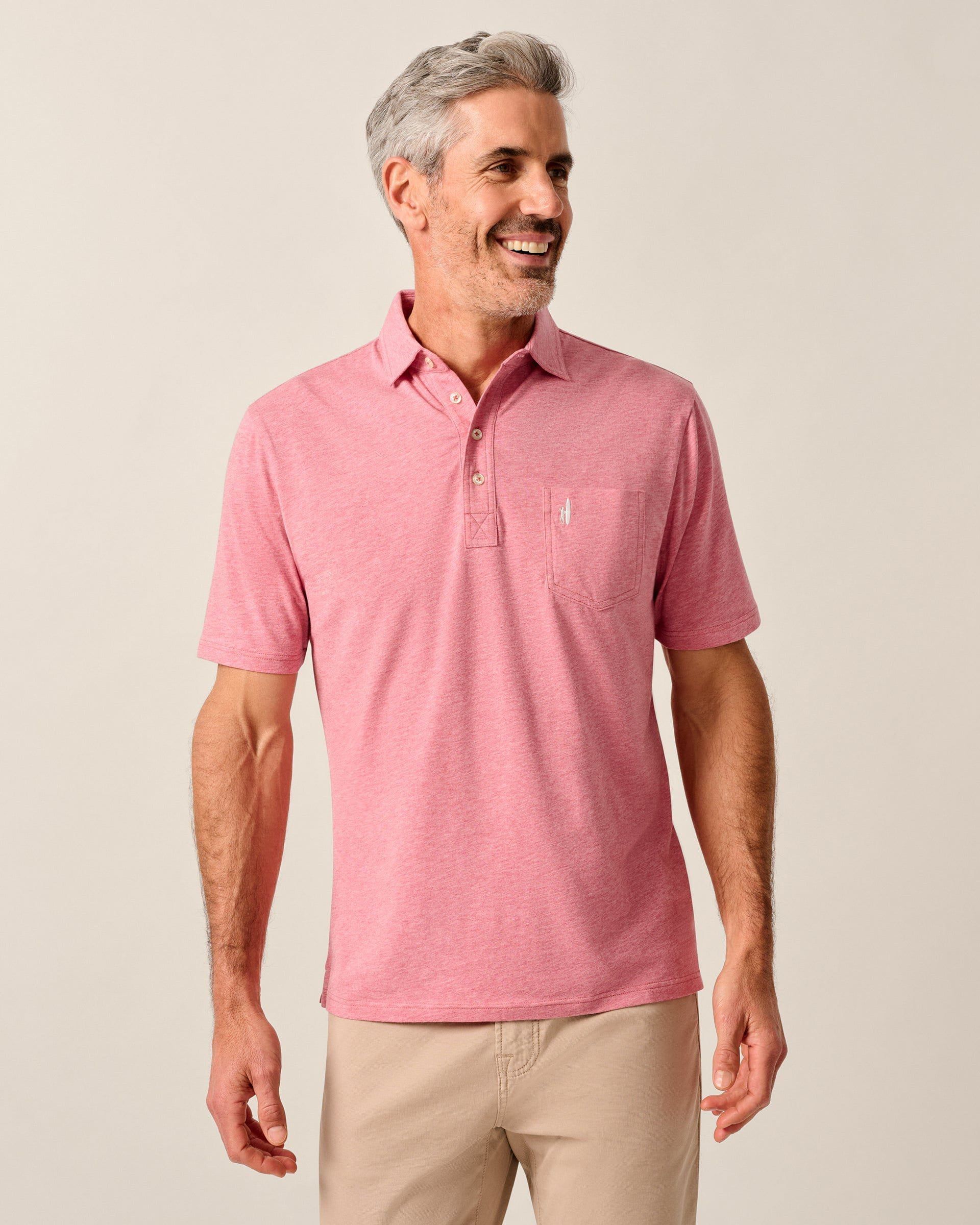 Johnnie-O Original 4-Button Polo - Heathered 2.0