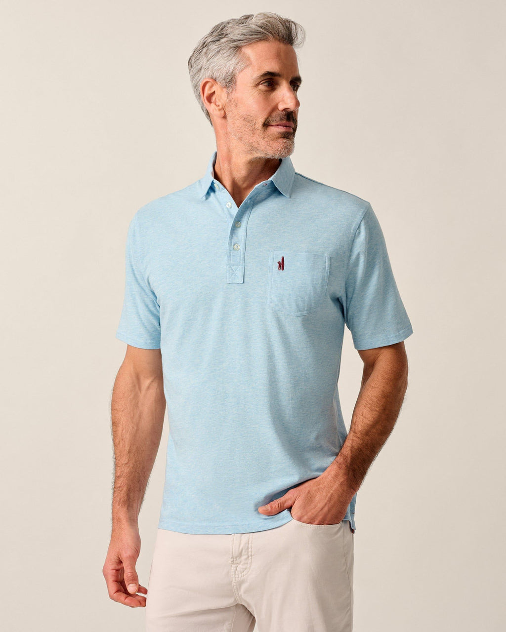Johnnie-O Original 4-Button Polo - Heathered 2.0