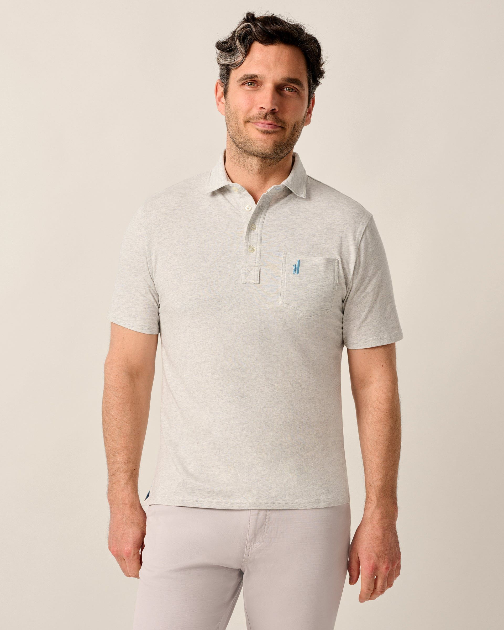 Johnnie-O Original 4-Button Polo - Heathered 2.0