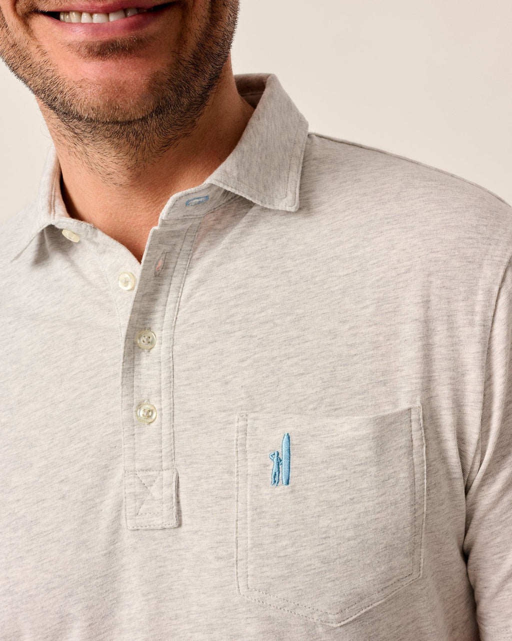 Johnnie-O Original 4-Button Polo - Heathered 2.0