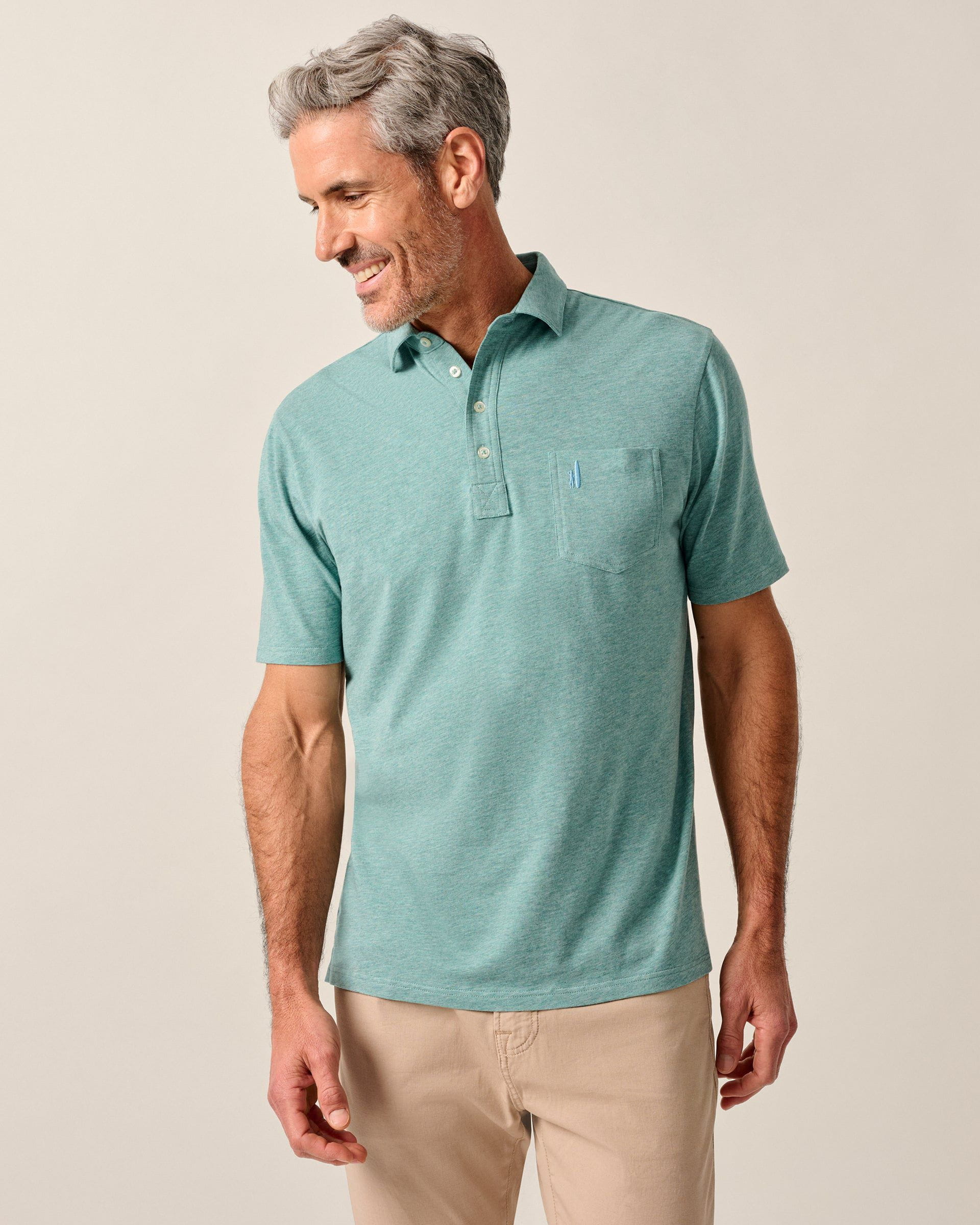 Johnnie-O Original 4-Button Polo - Heathered 2.0