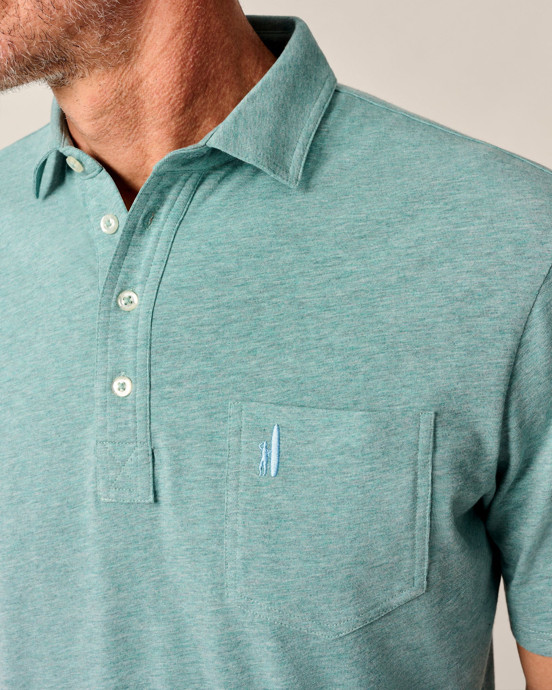 Johnnie-O Original 4-Button Polo - Heathered 2.0