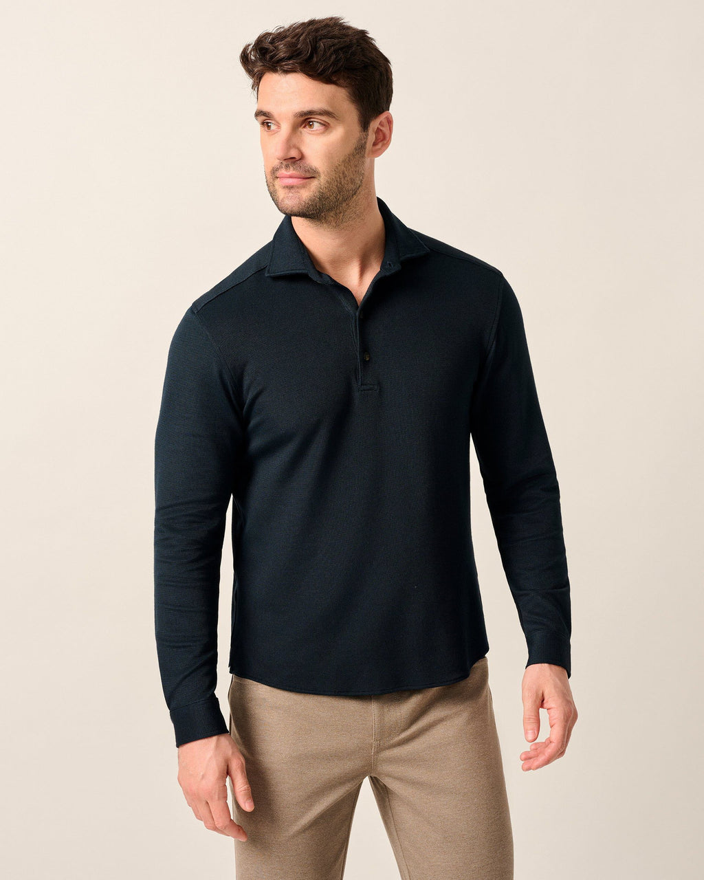 Johnnie-O Top Shelf Long Sleeve Performance Polo - Highburry