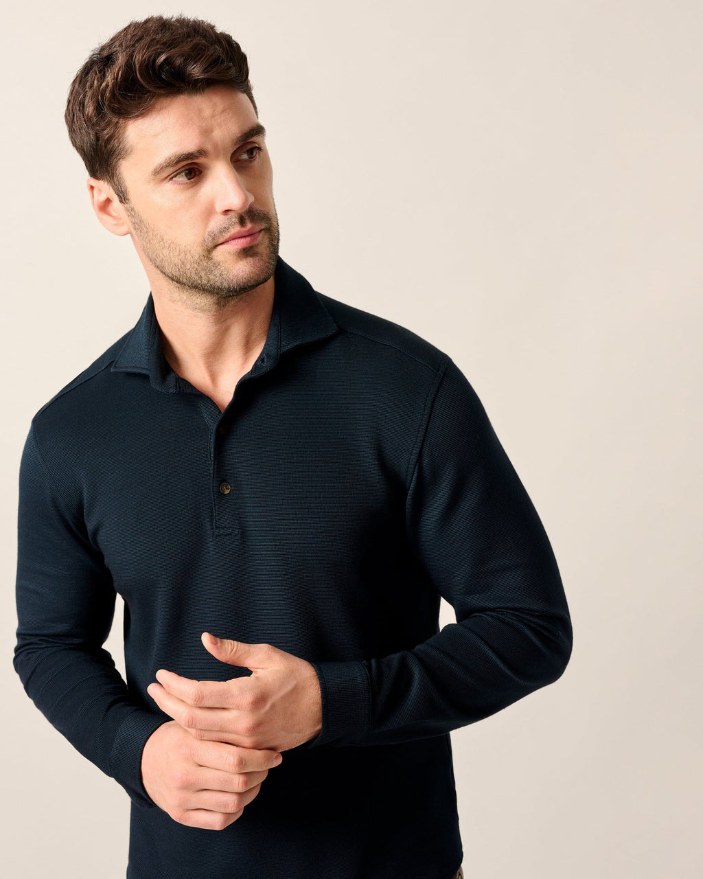 Johnnie-O Top Shelf Long Sleeve Performance Polo - Highburry