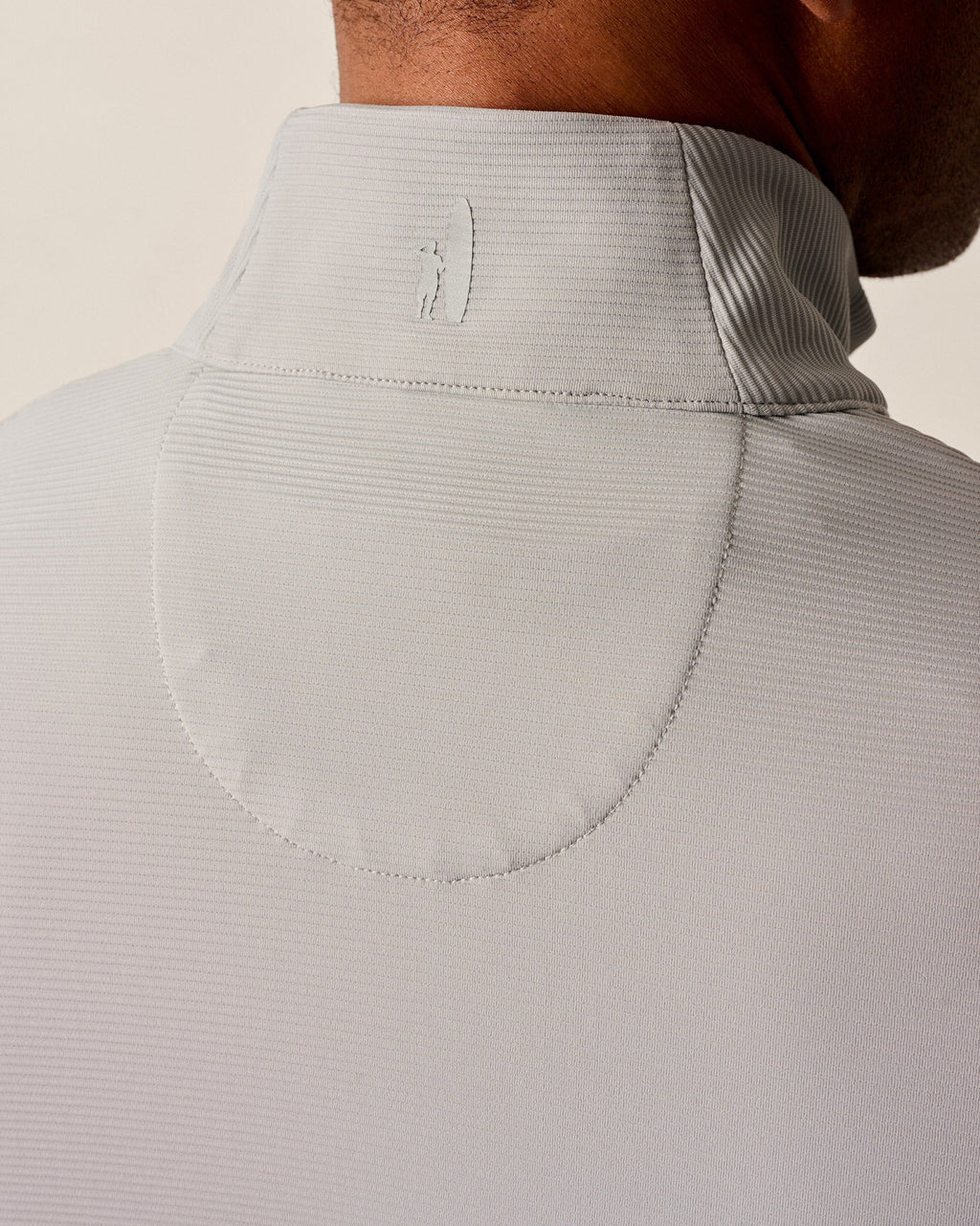 Johnnie-O Hoppin Ribbed Knit Performance 1/4 Zip Pullover, Seal