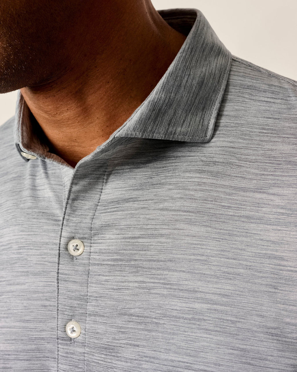 Johnnie-O Performance Featherweight Polo - Solid, Thunder