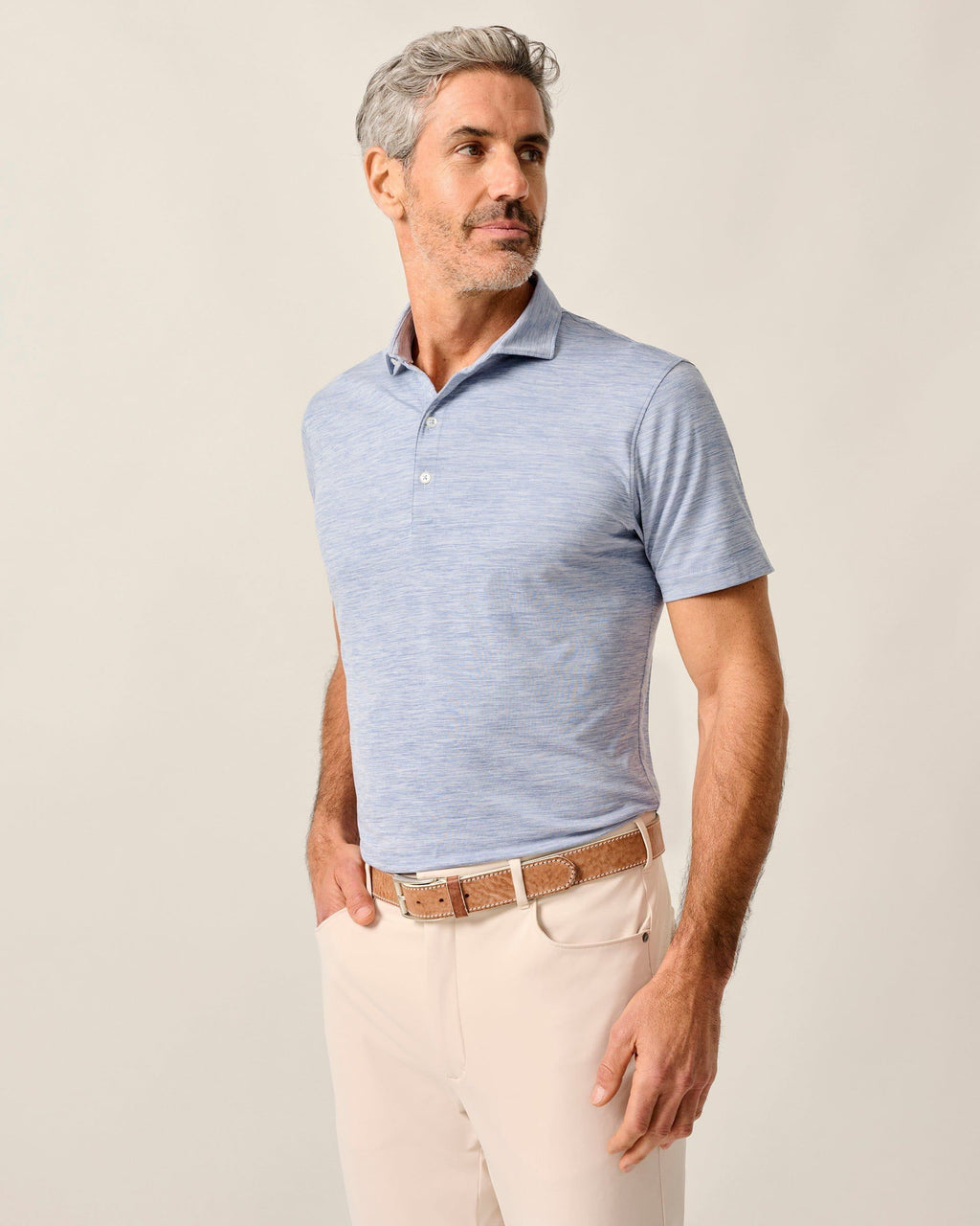 Johnnie-O Performance Featherweight Polo - Solid, Verbena