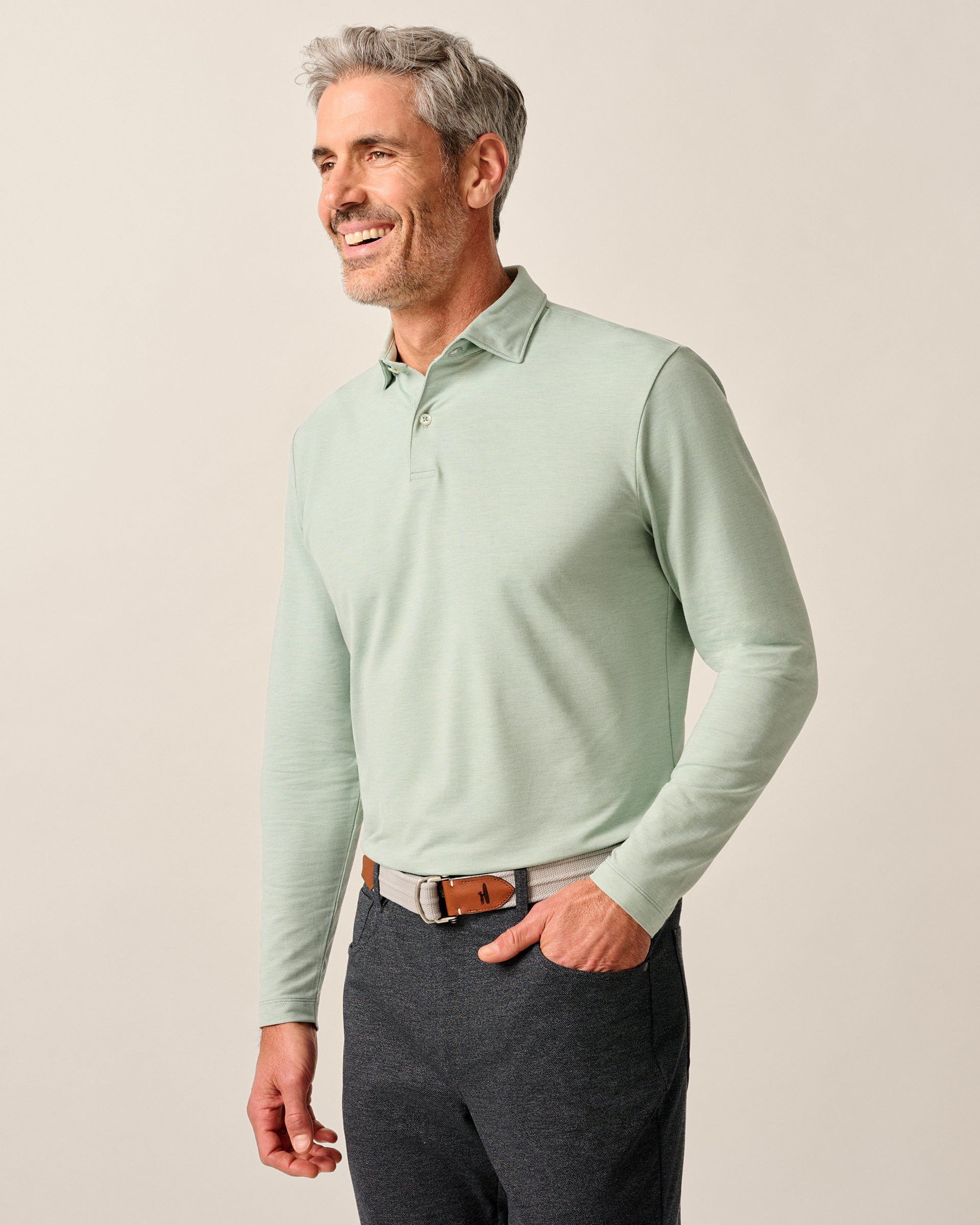 Johnnie-O Top Shelf Long Sleeve Polo - Idris