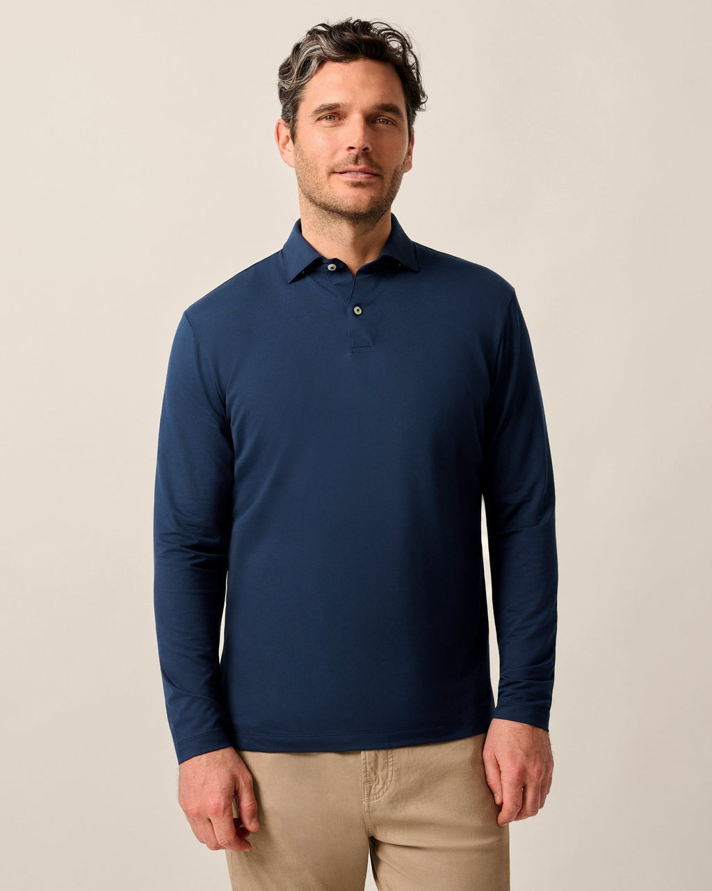 Johnnie-O Top Shelf Long Sleeve Polo - Idris