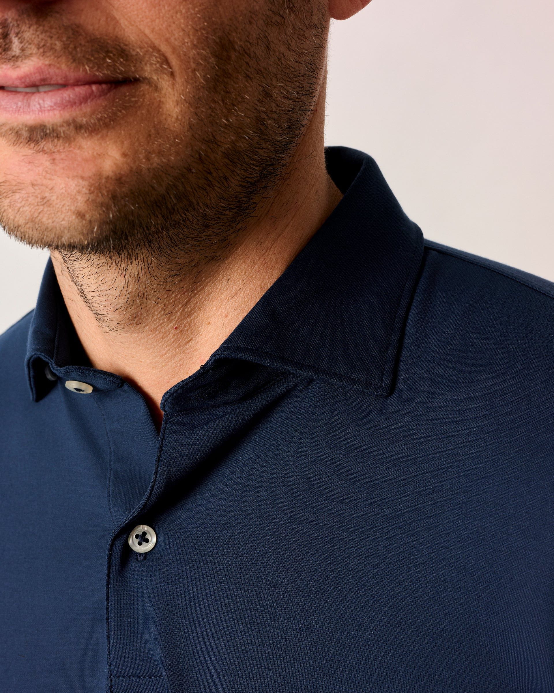 Johnnie-O Top Shelf Long Sleeve Polo - Idris