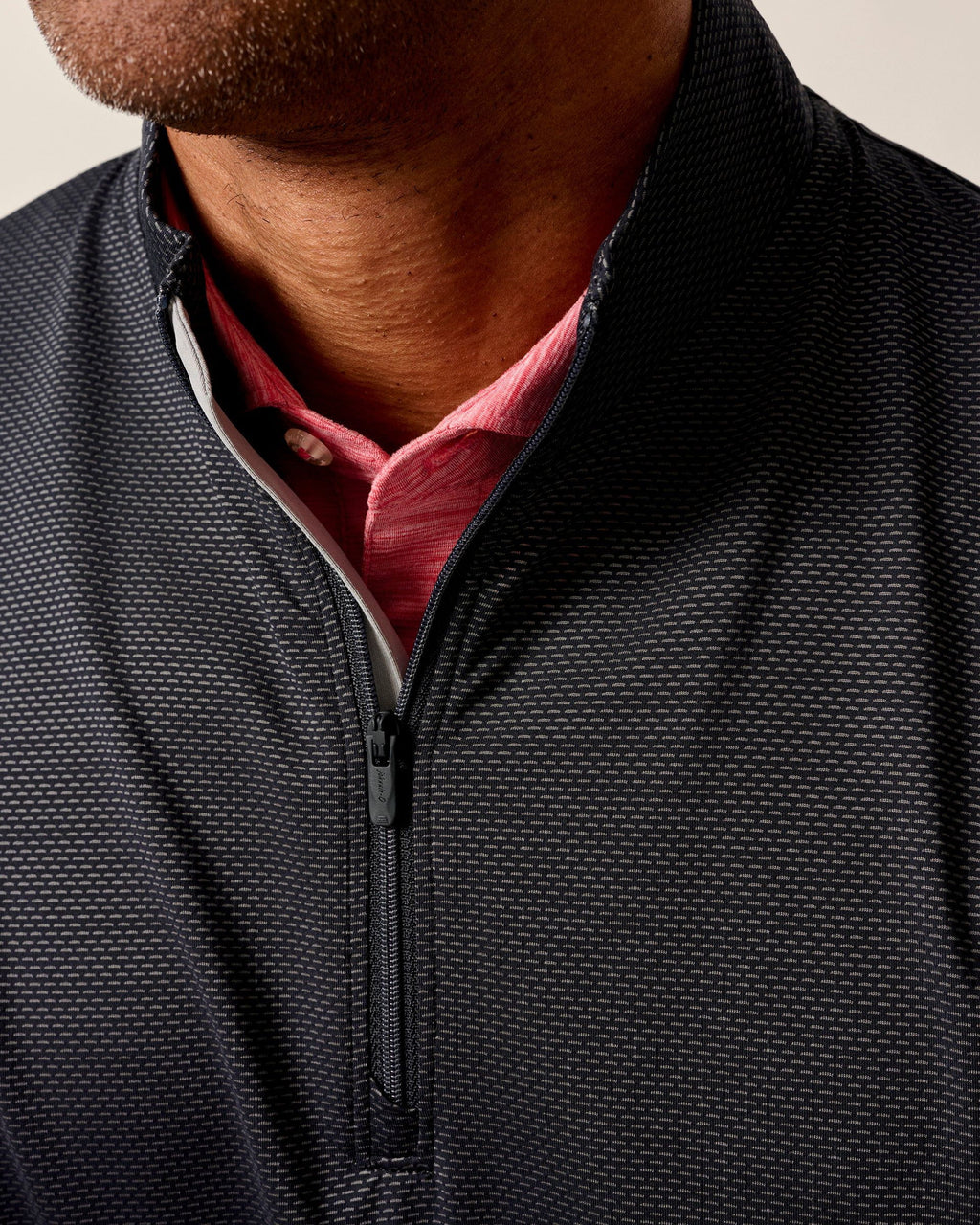 Johnnie-O Jamie Jacquard Stretch 1/4-Zip Pullover
