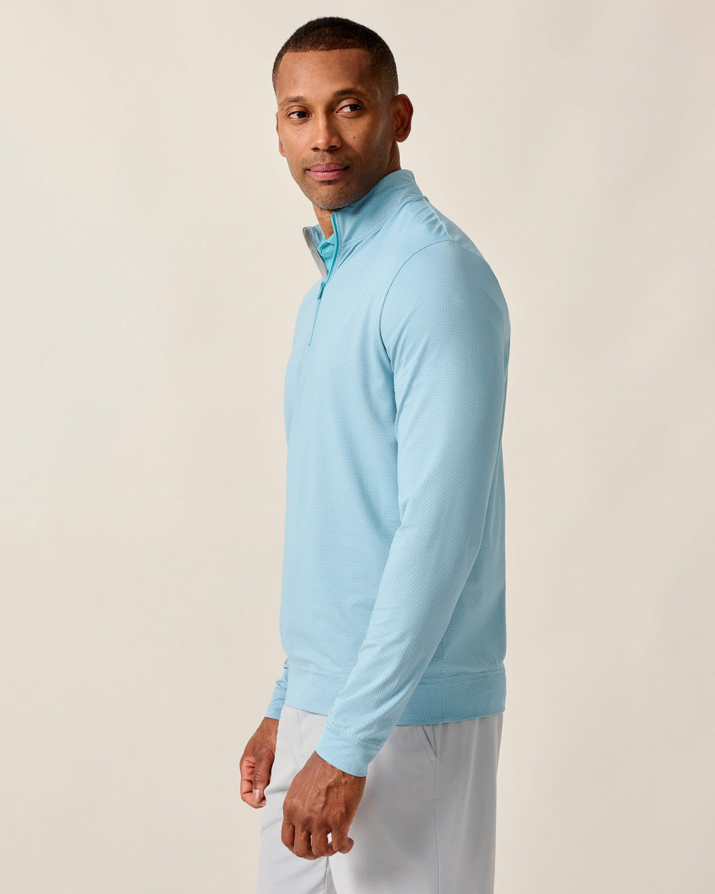 Johnnie-O Jamie Jacquard Stretch 1/4-Zip Pullover