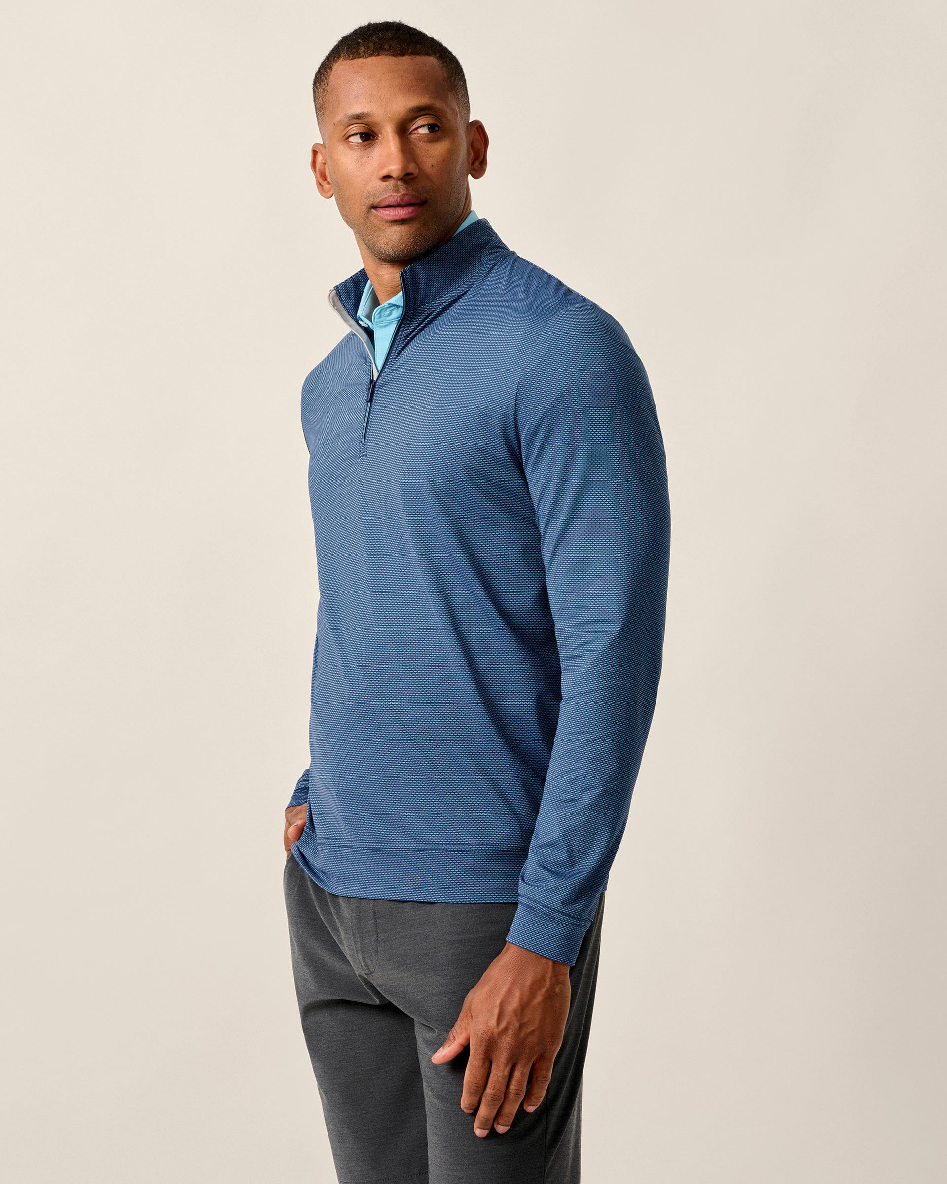 Johnnie-O Jamie Jacquard Stretch 1/4-Zip Pullover