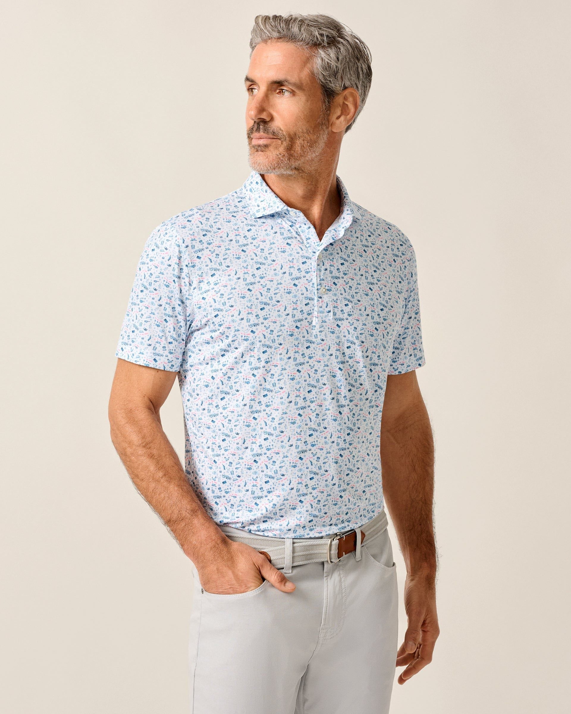 Johnnie-O Performance Featherweight Polo - JO America