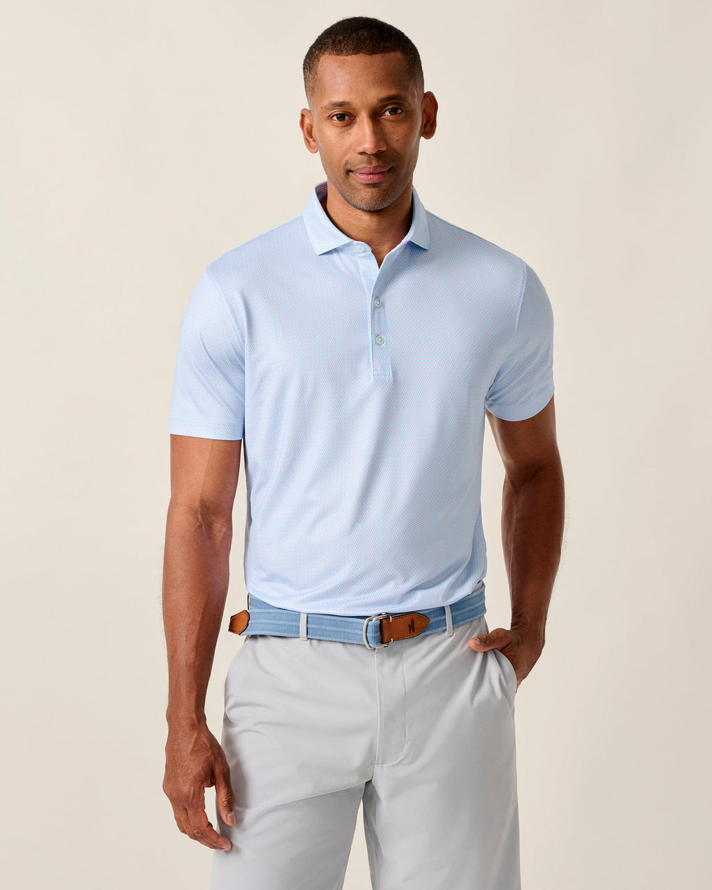 Johnnie-O Performance Jersey Polo - Julio, Maliblu