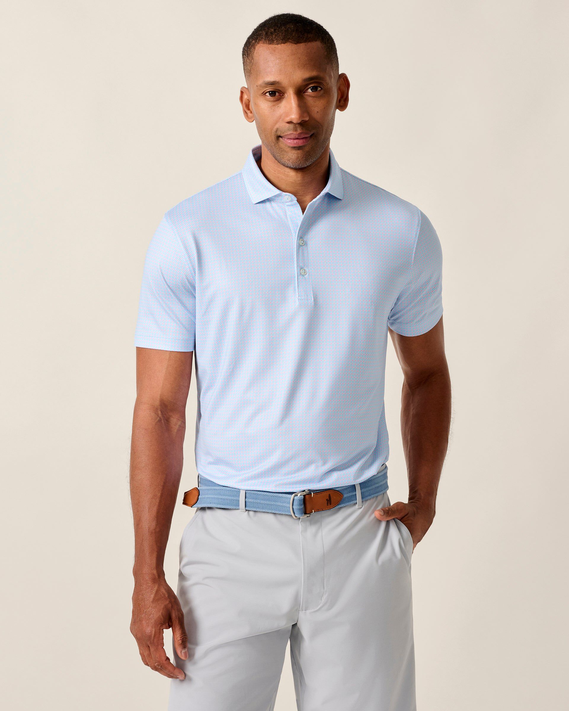 Johnnie-O Performance Jersey Polo - Julio, Maliblu