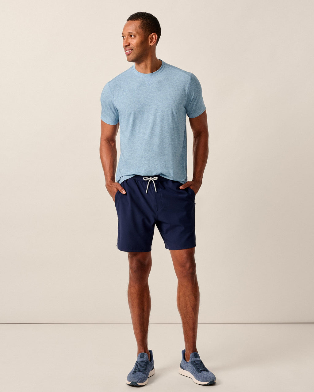 Johnnie-O Jumpin Ribbed Knit Performance Shorts