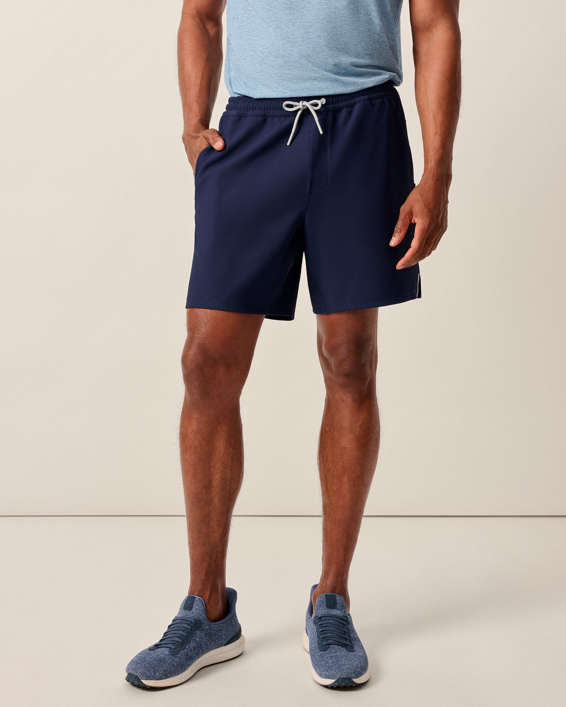 Johnnie-O Jumpin Ribbed Knit Performance Shorts