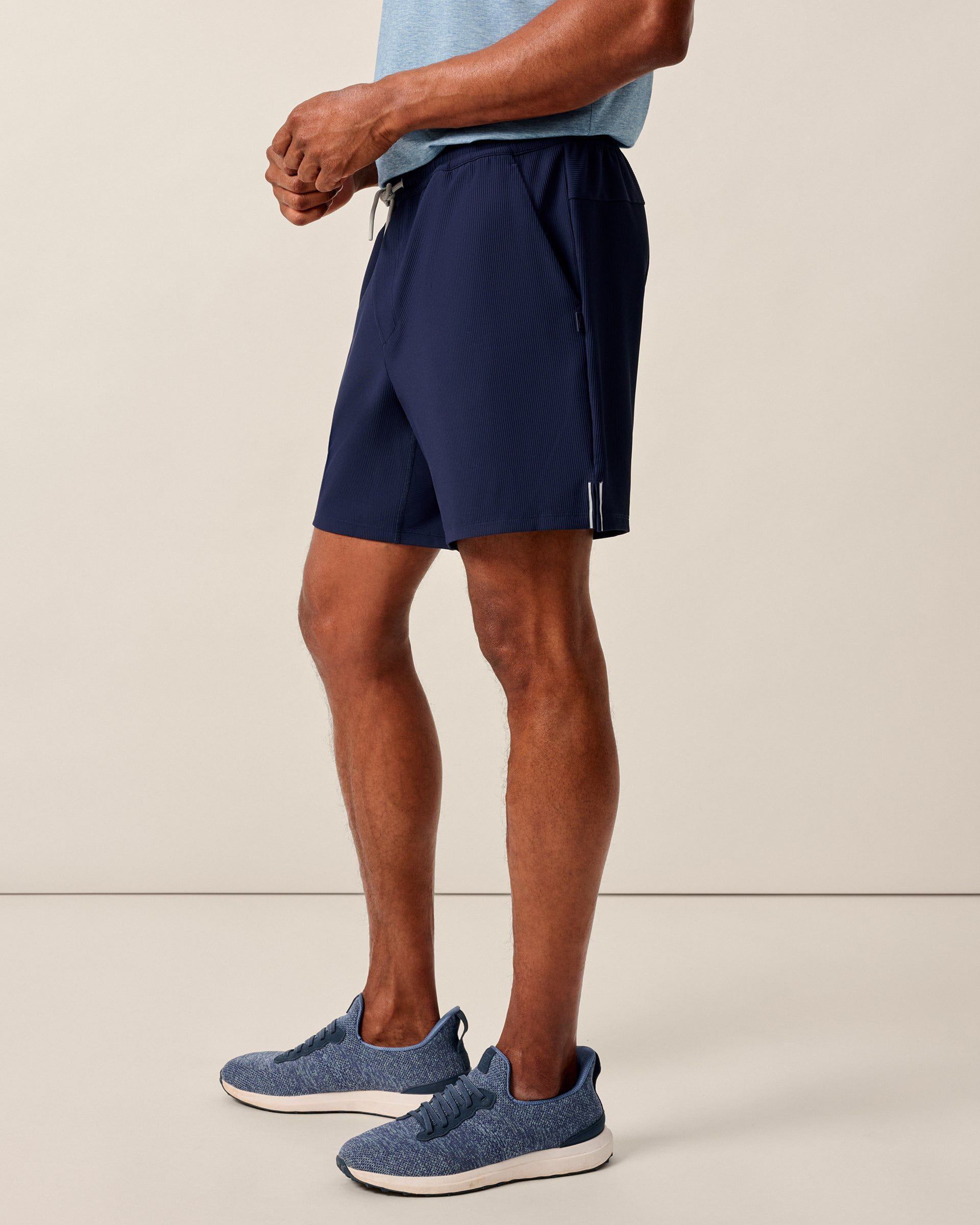 Johnnie-O Jumpin Ribbed Knit Performance Shorts