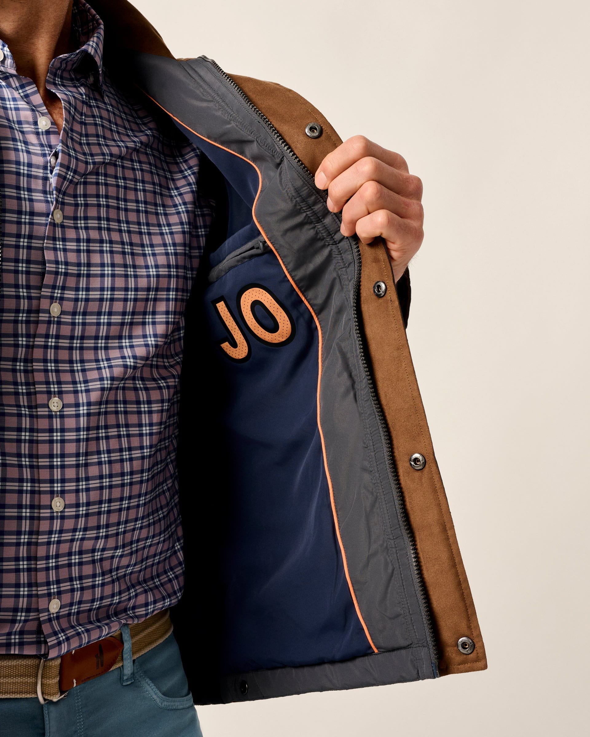 Johnnie-O Juno Quilted Snap Jacket