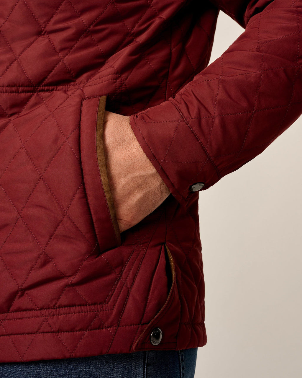 Johnnie-O Juno Quilted Snap Jacket