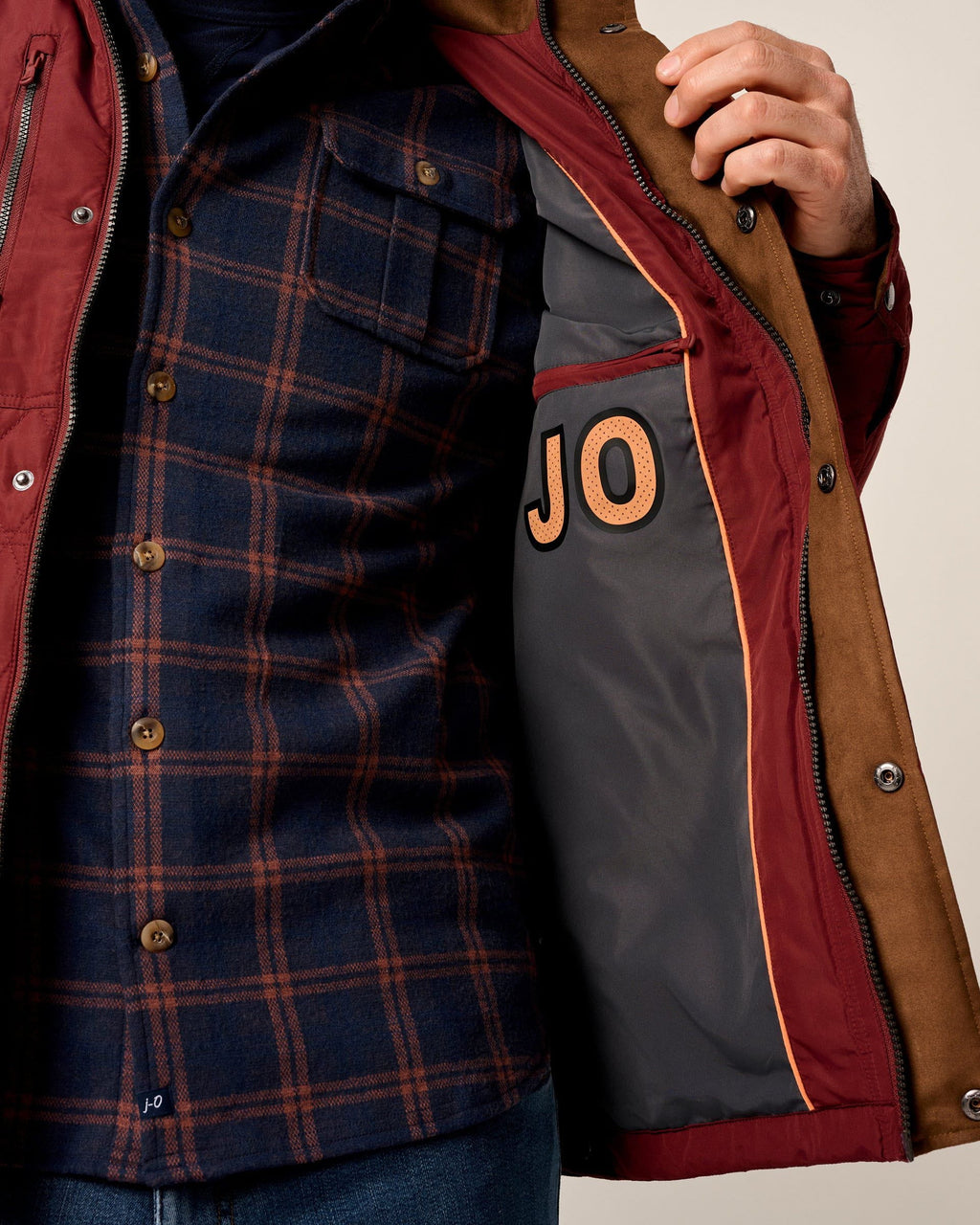 Johnnie-O Juno Quilted Snap Jacket
