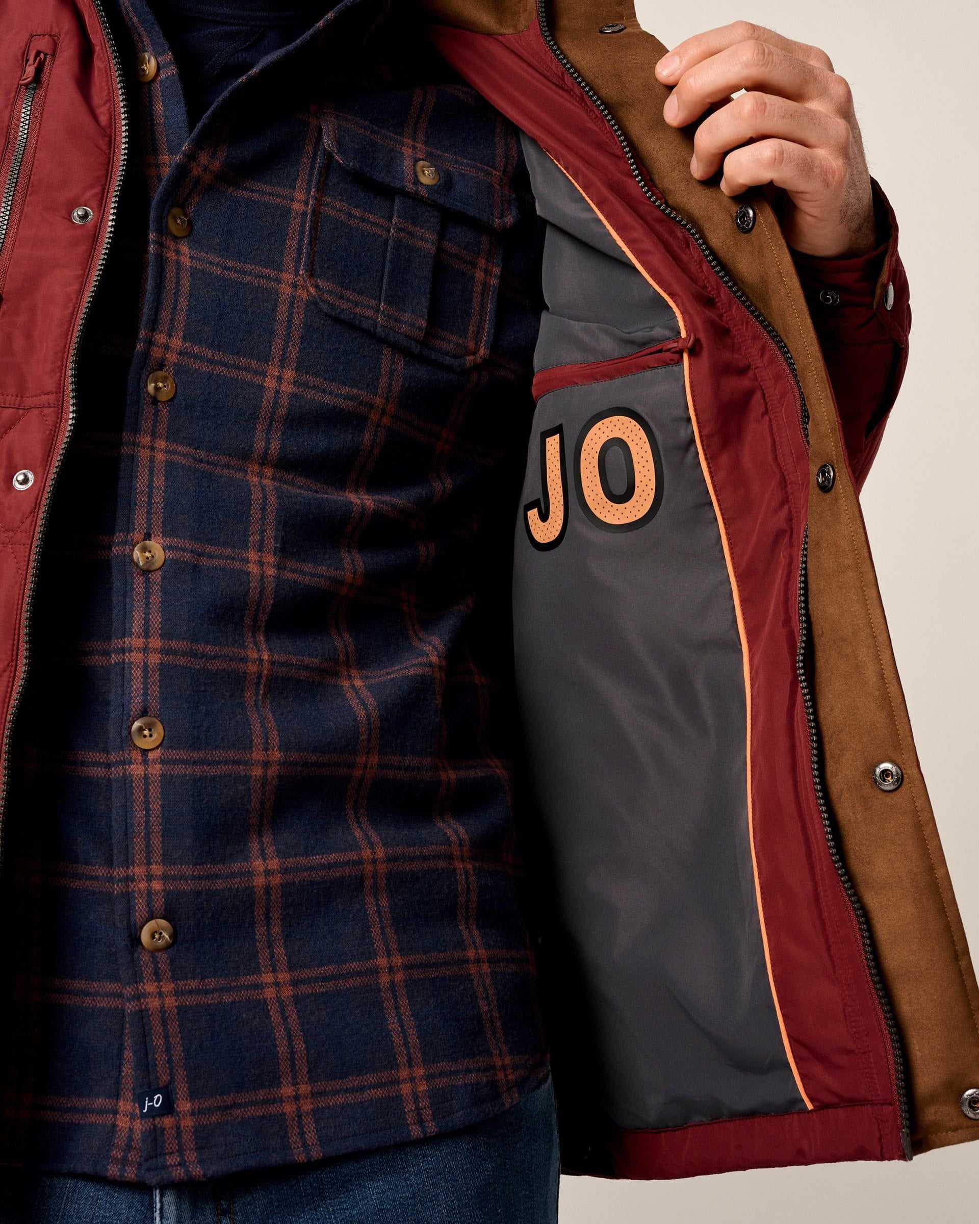 Johnnie-O Juno Quilted Snap Jacket