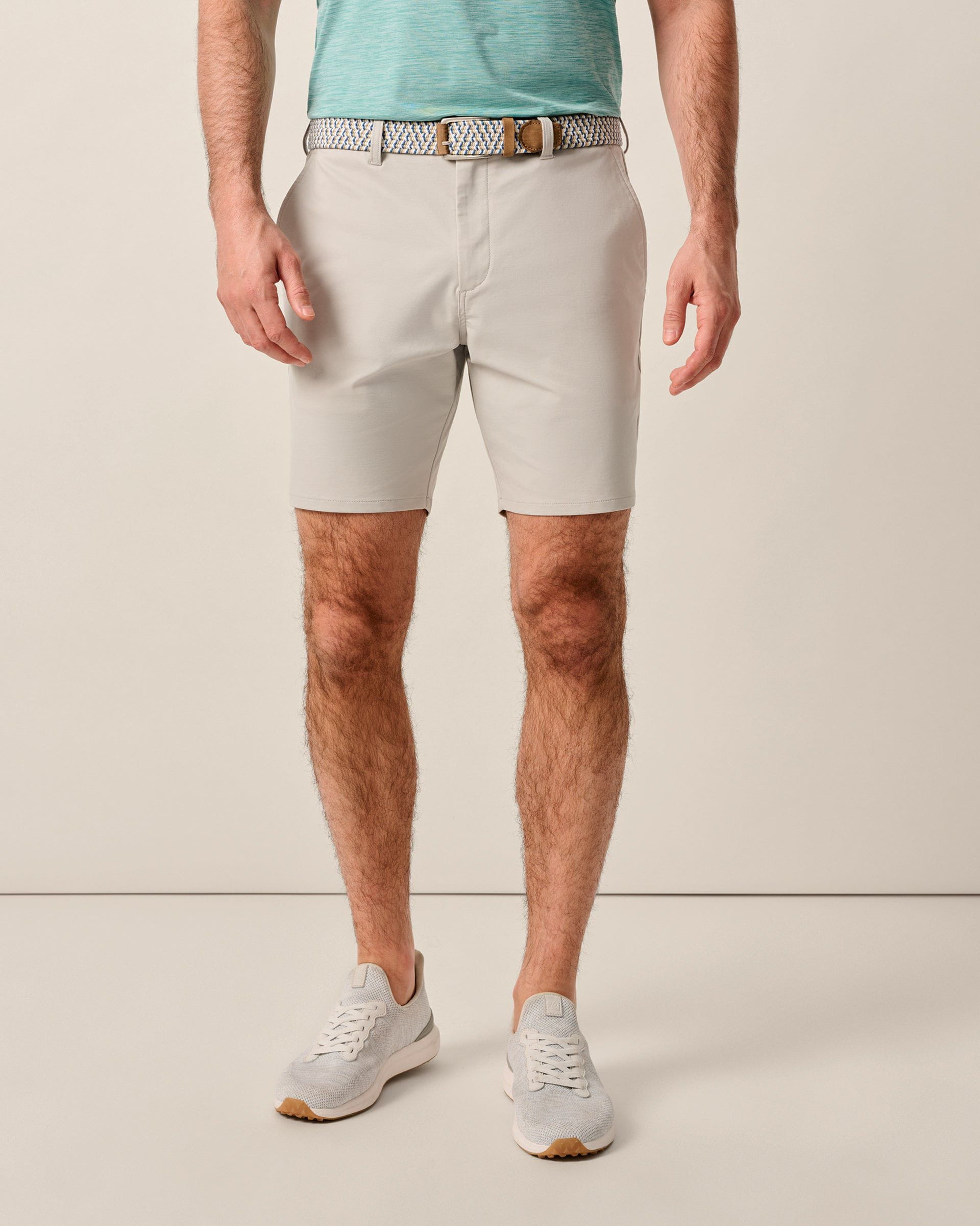 Johnnie-O Jupiters Stretch Cotton Performance Shorts, Seal