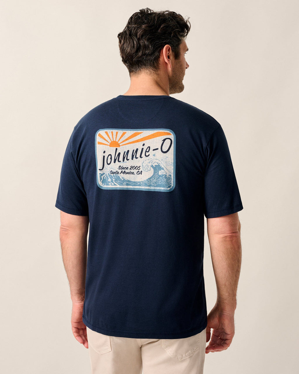 Johnnie-O Kahuna Pocket T-Shirt, Navy