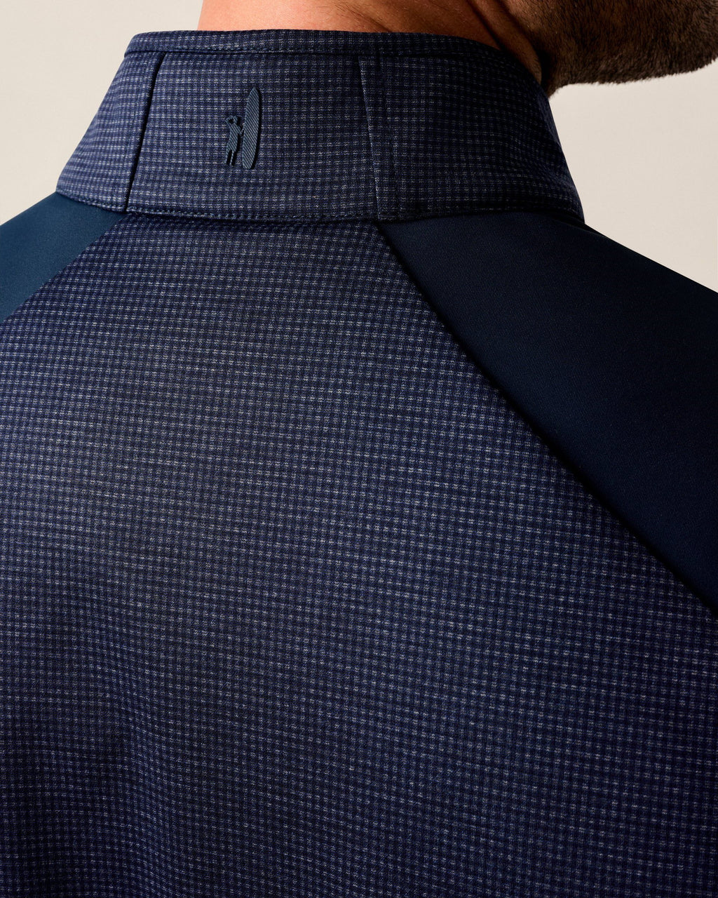 Johnnie-O Lomond Printed Knit Vest with PrimaLoft®, Navy