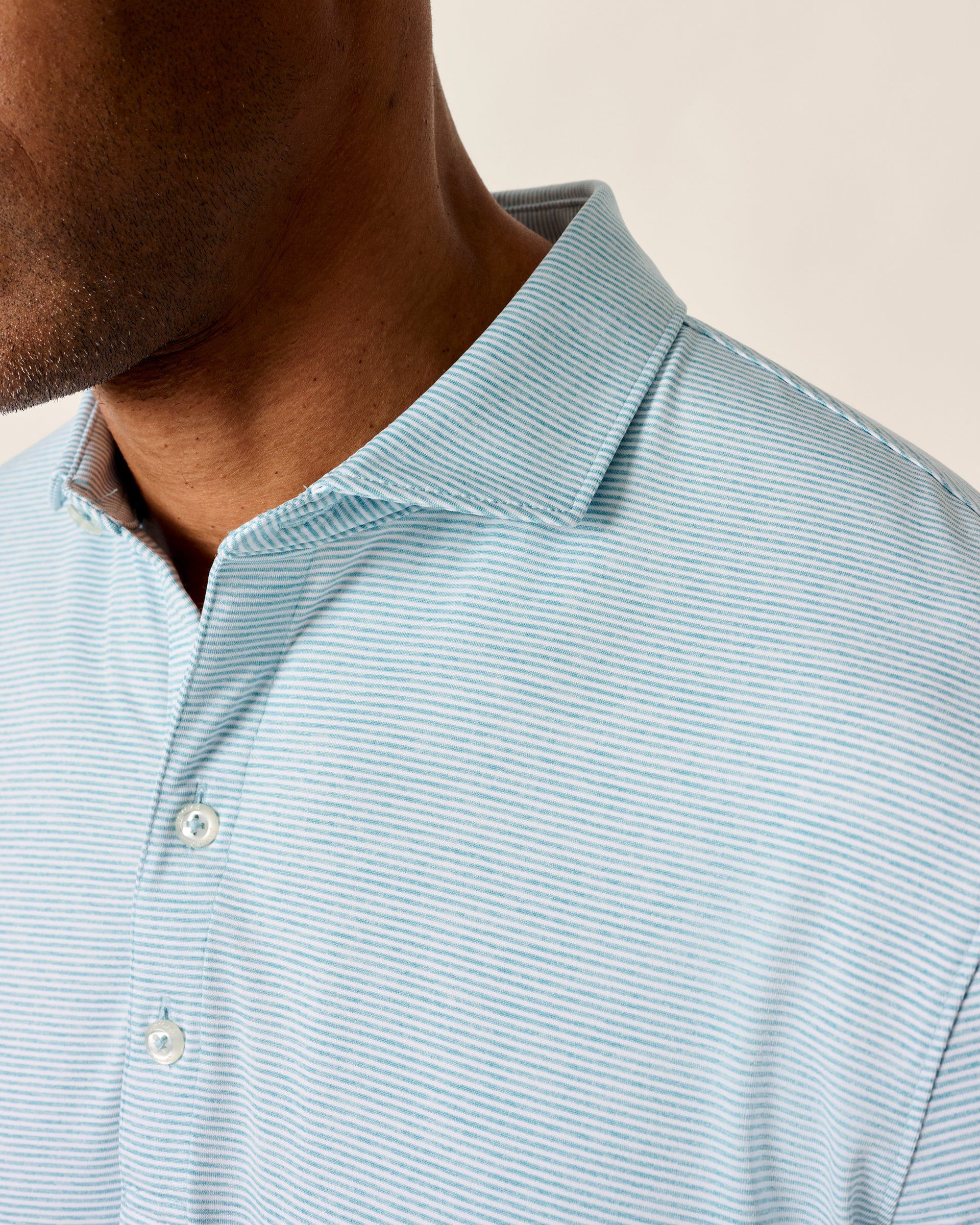 Johnnie-O Performance Jersey Polo - Lyndonn Stripe