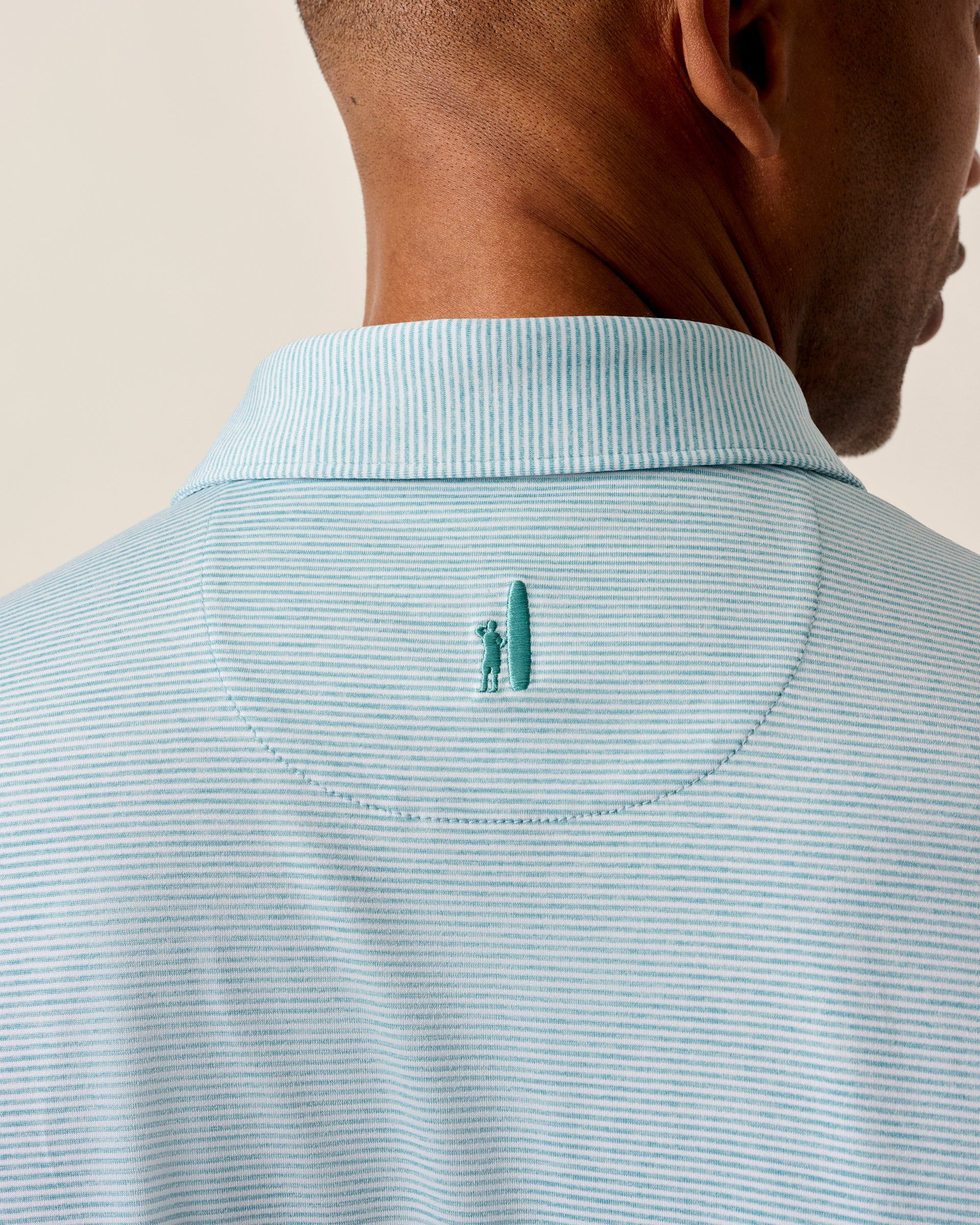 Johnnie-O Performance Jersey Polo - Lyndonn Stripe